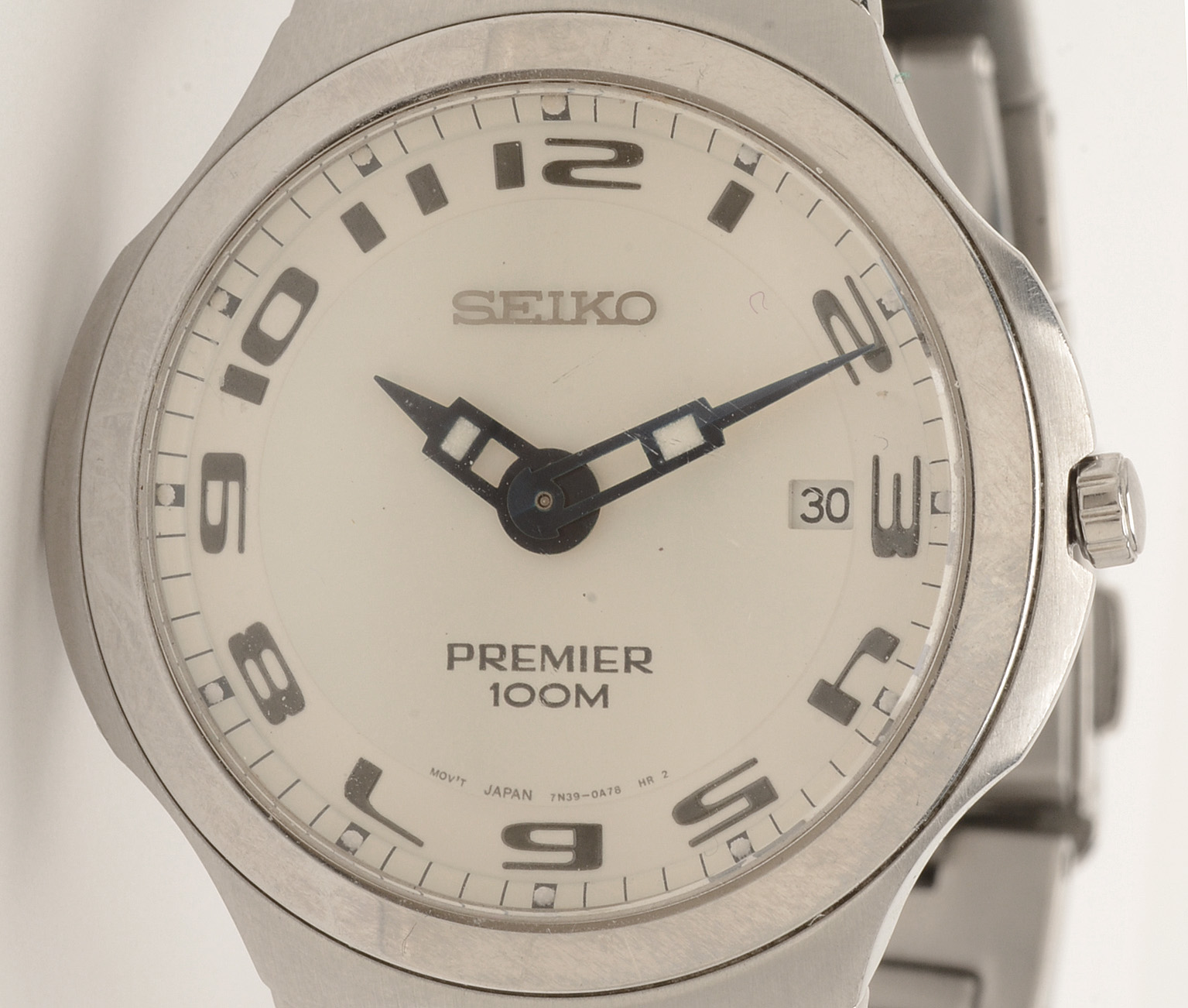 Seiko Premier Stainless Steel Watch