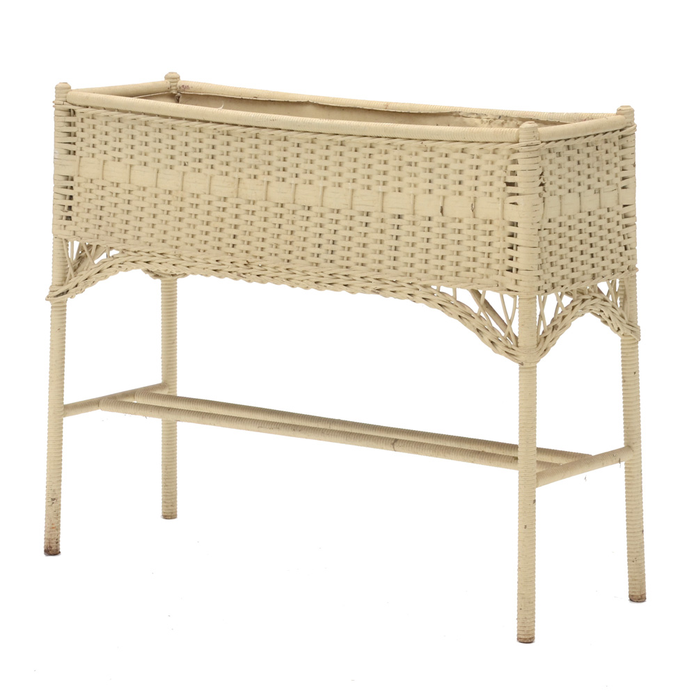 Vintage Wicker Plant Stand