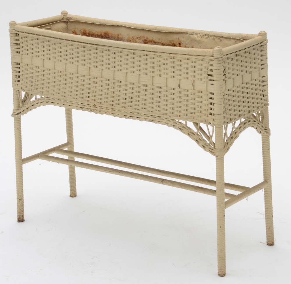 Vintage Wicker Plant Stand