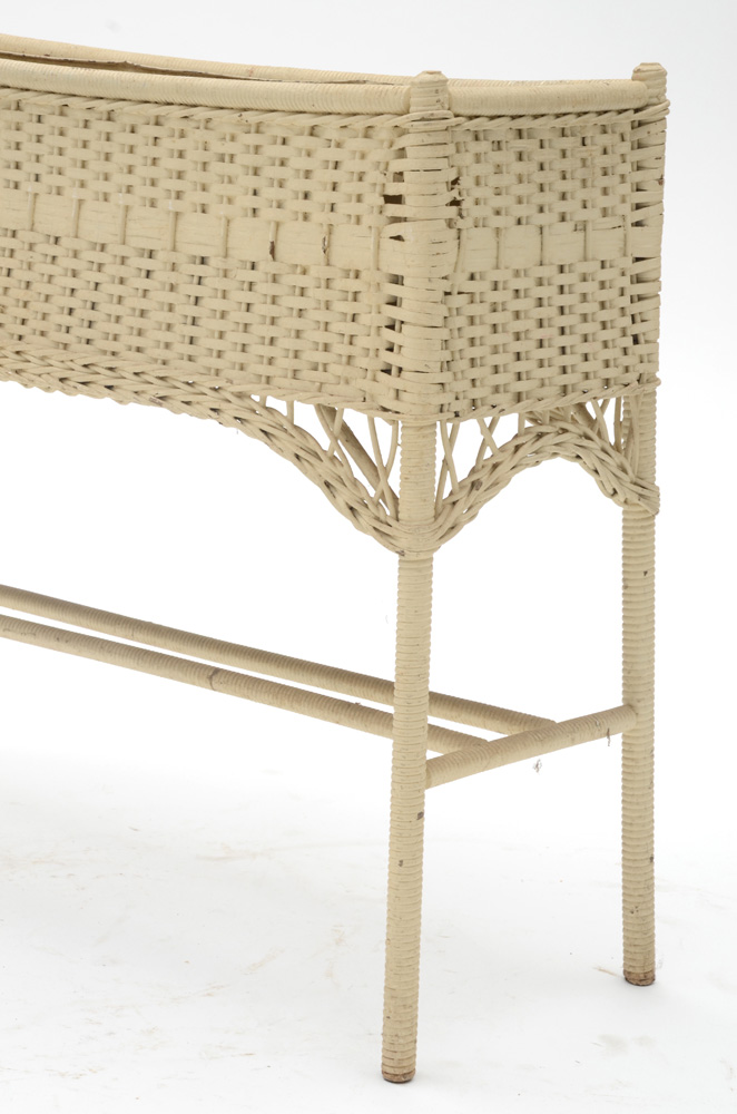 Vintage Wicker Plant Stand