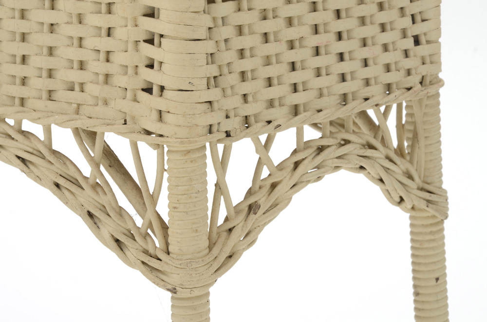 Vintage Wicker Plant Stand