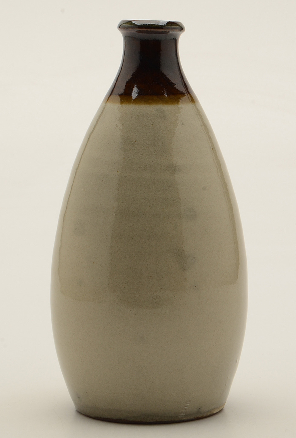Vintage Japanese Earthenware Sake Bottle