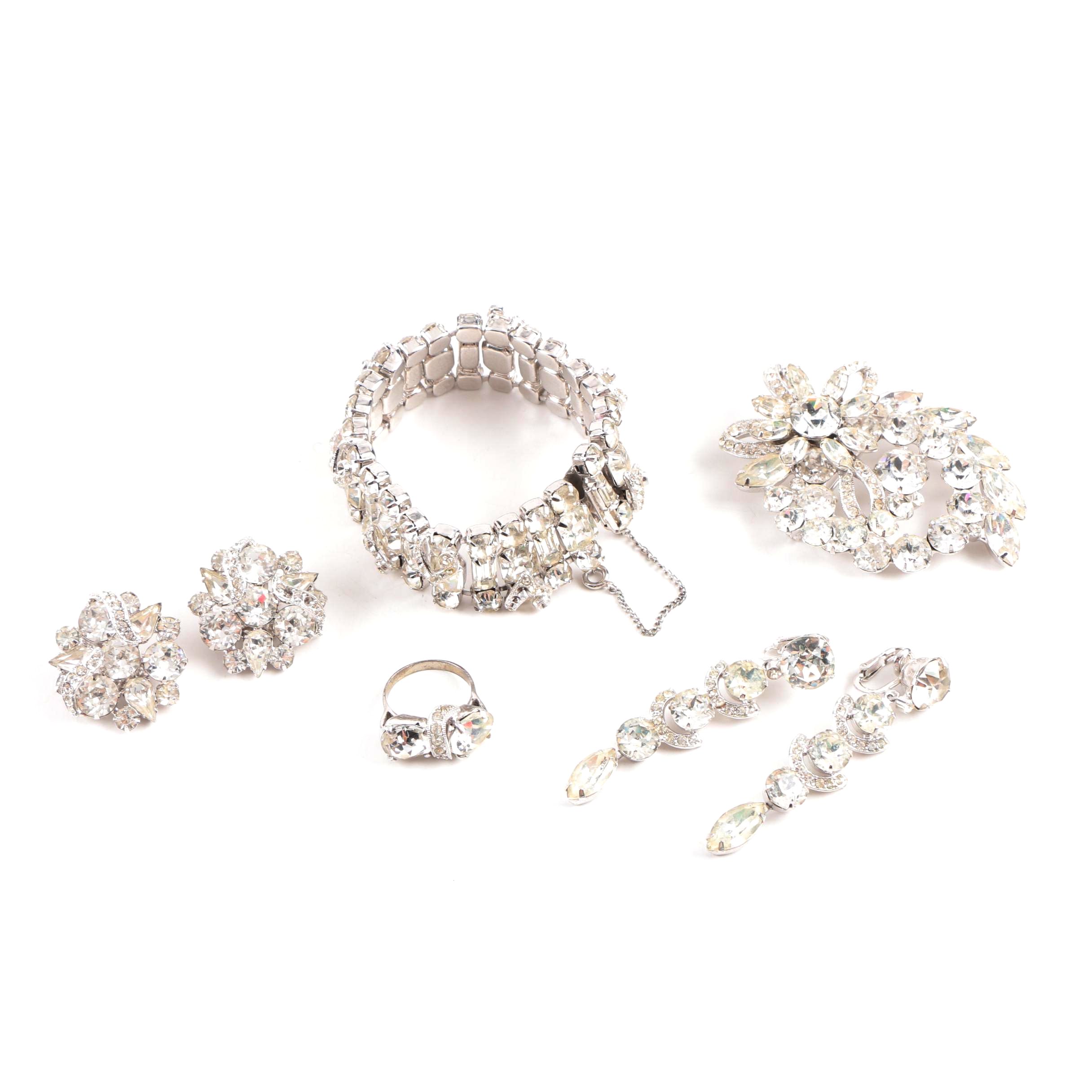Assorted Eisenberg Rhinestone Jewelry