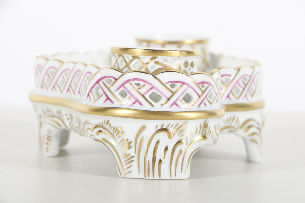 Herend Porcelain Inkwell