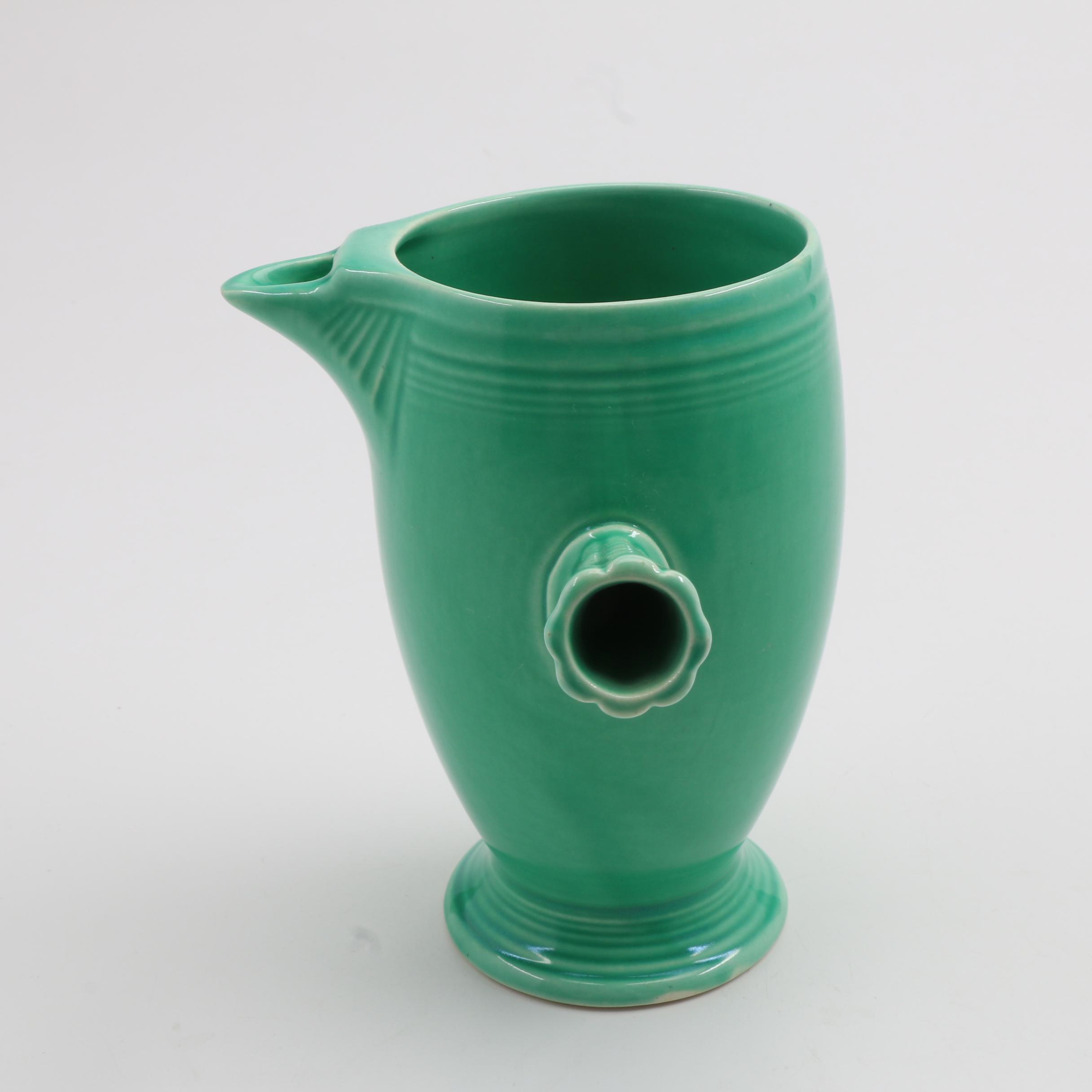 Green Fiesta Stick Handle Coffee Demitasse Pot
