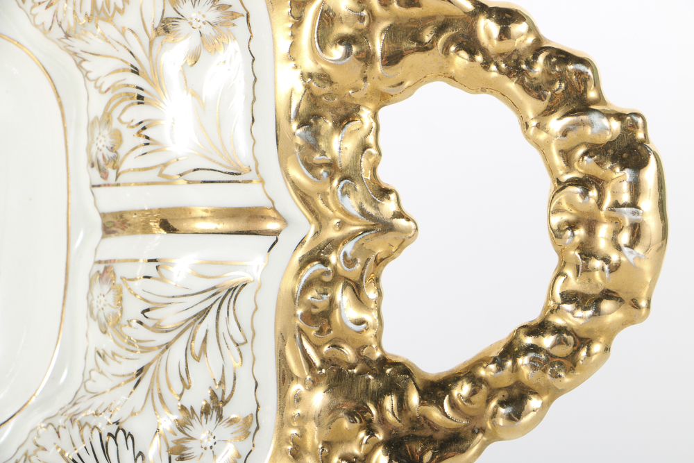 Late 19th Century Meissen Two Handled Bowl