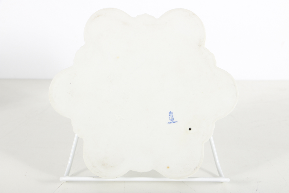 Two Herend Porcelain "Queen Victoria" Ashtrays