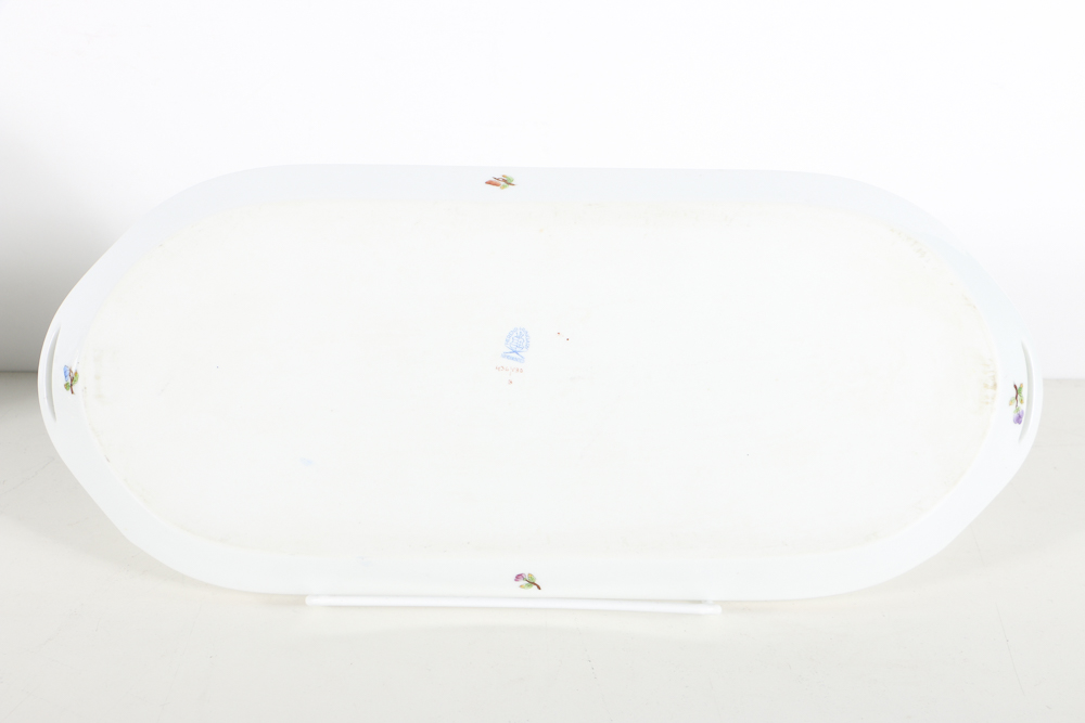 Herend "Queen Victoria" Hand Painted Pastry Set