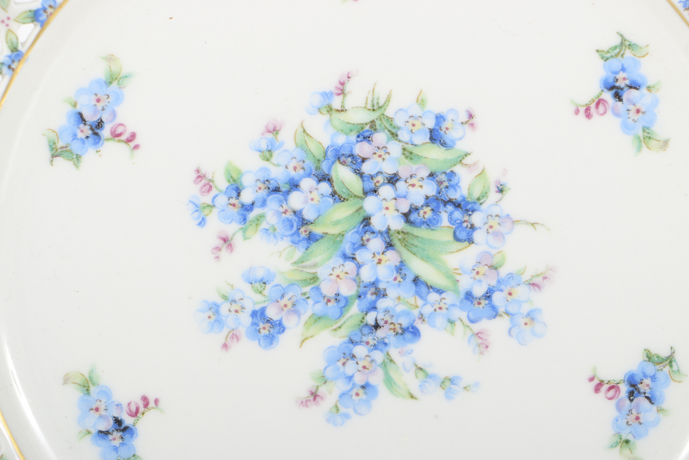 Schuman Bavarian Porcelain, "Chalet Forget-Me-Not" Items