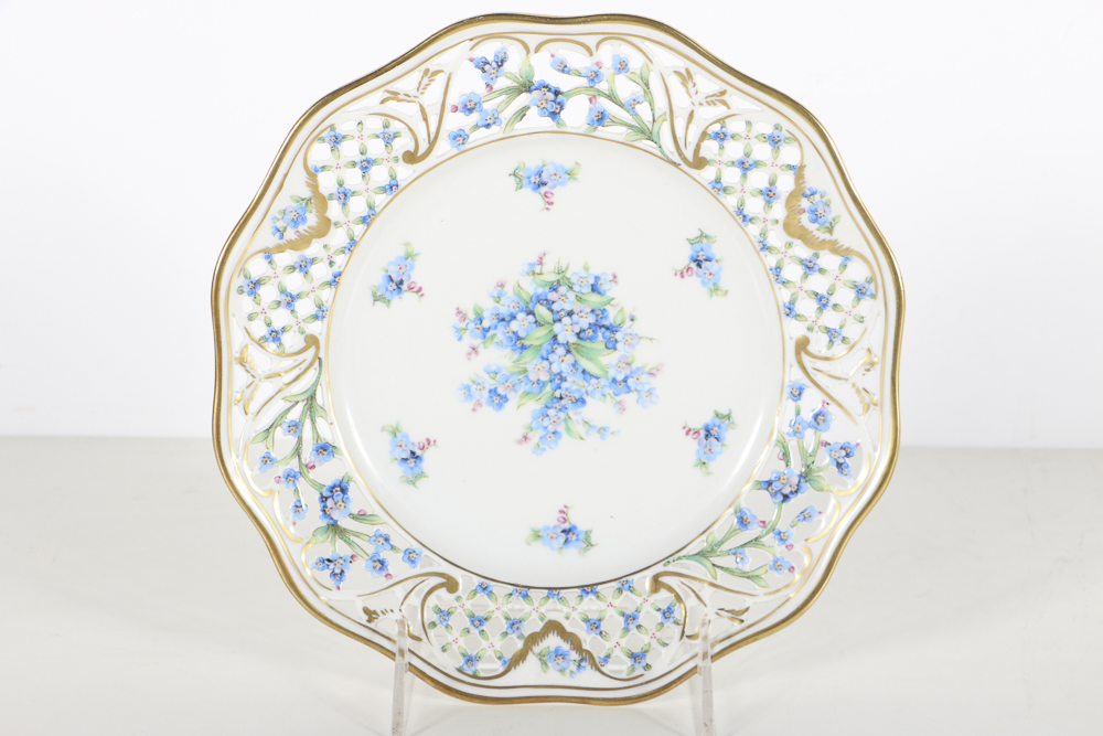 Schuman Bavarian Porcelain, "Chalet Forget-Me-Not" Items