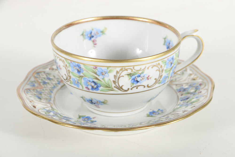 Schuman Bavarian Porcelain, "Chalet Forget-Me-Not" Items