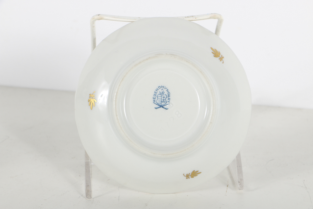 Herend "Batthyany" Demitasse Cups and Saucers