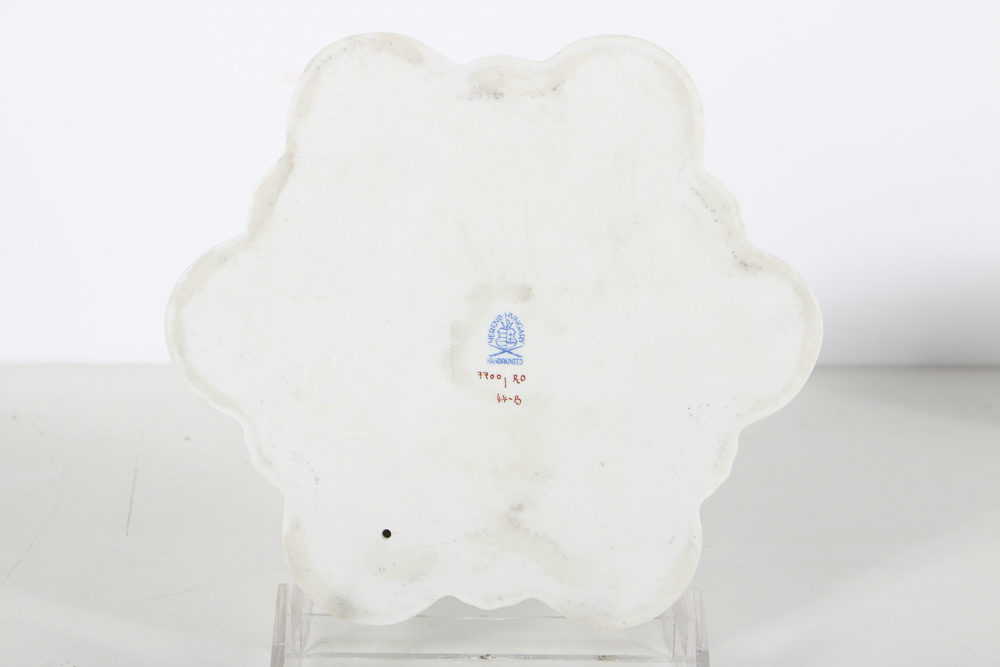 Herend "Rothschild Birds" Porcelain Mug, Candlestick and Ashtray