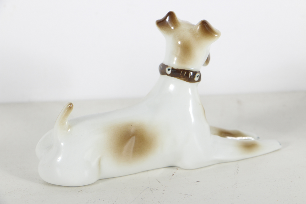 Zsolany Porcelain Dog Figurines