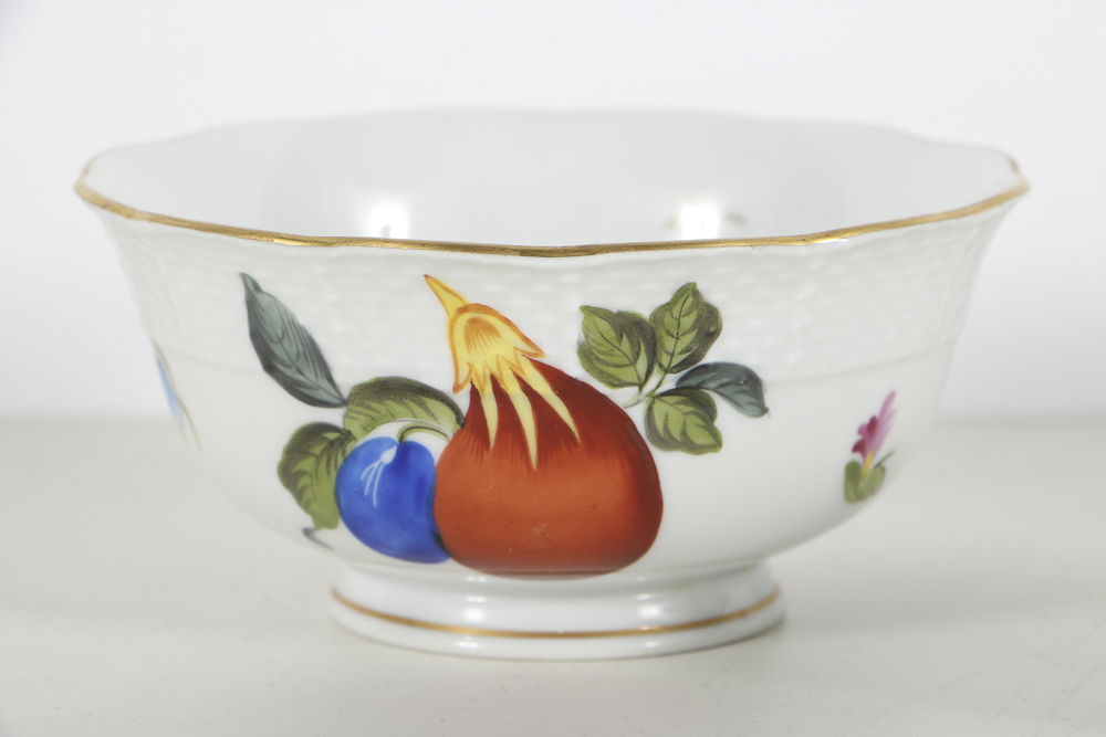 Herend Porcelain Sugar Bowls, Egg Cup and Pitcher