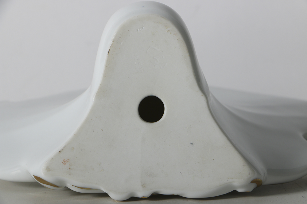 Pair of Herend Porcelain Merchandising Signs