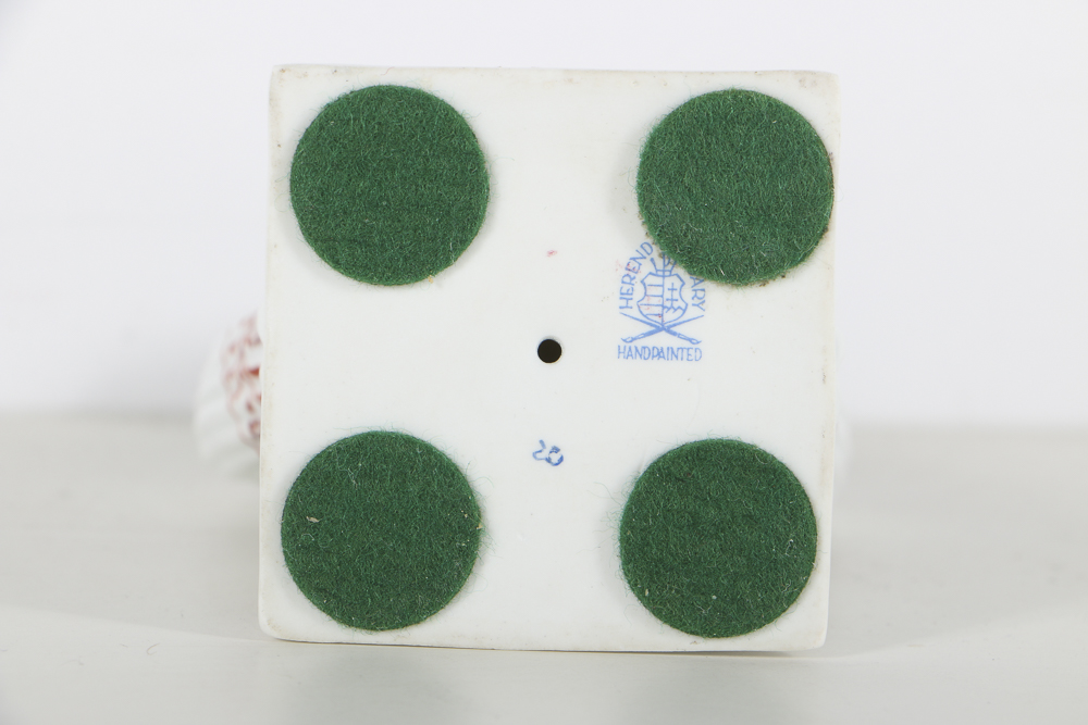 Rare "Herend" Hand Painted Porcelain Bride and Groom Figures