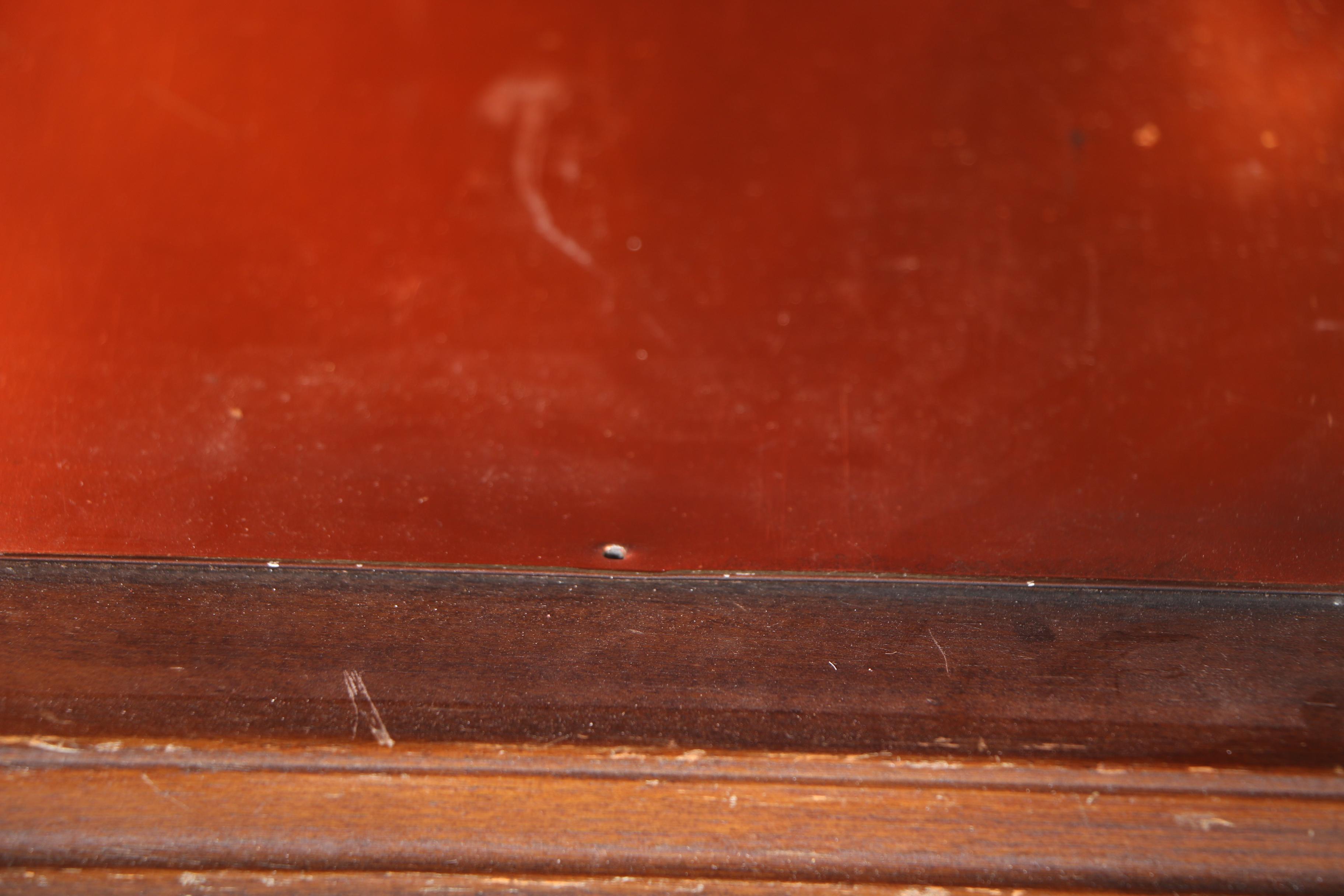 Vintage Queen Anne Style Walnut Humidor and Magazine Rack