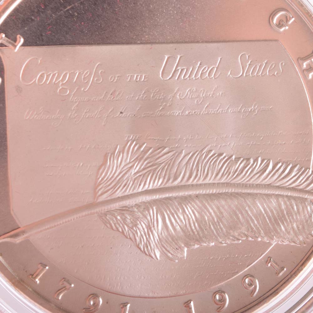 1991 Bill of Rights Silver Medallion