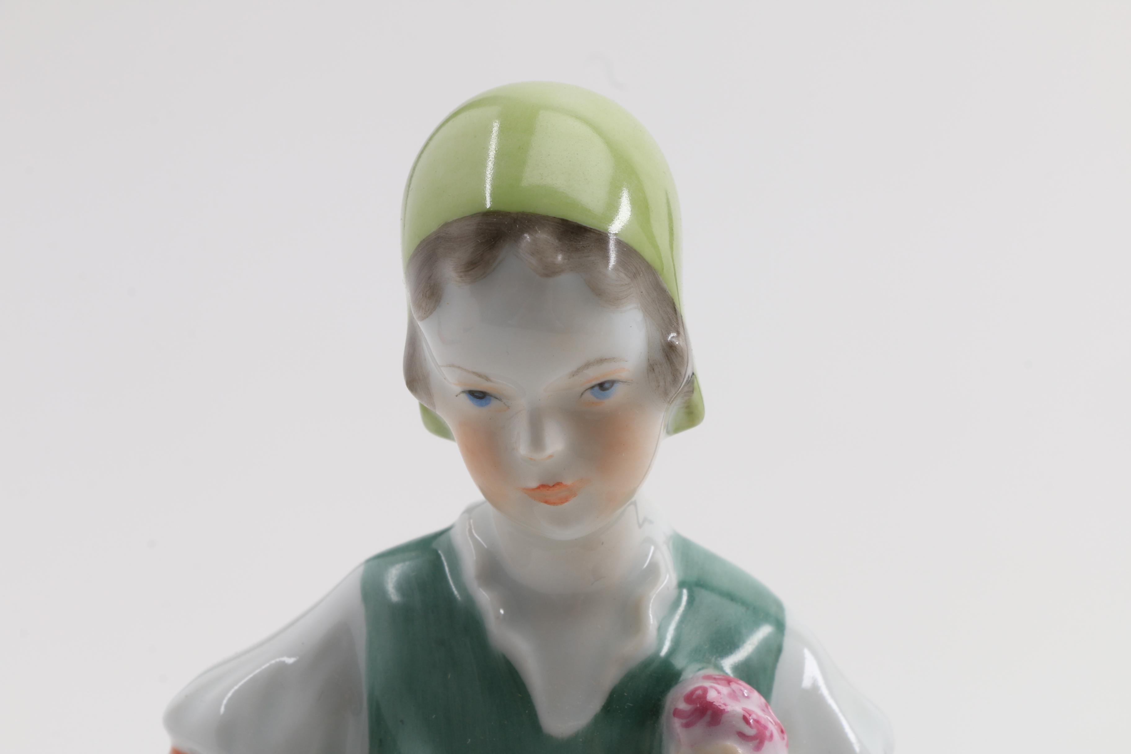 Two Herend Porcelain Figurines