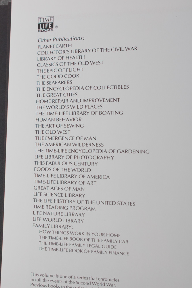 Collection of Time-Life "World War II" Book Series