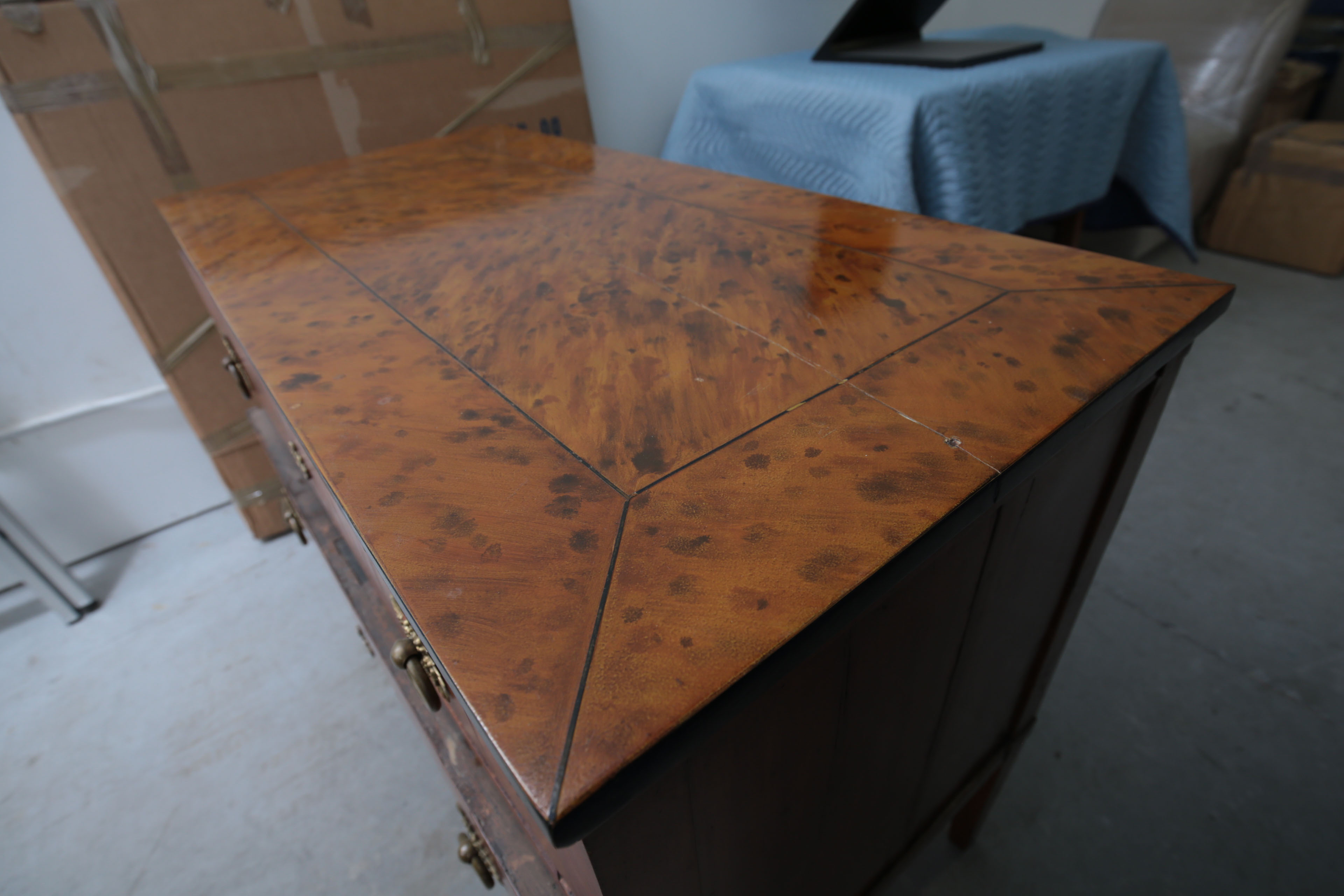 Antique Continental Walnut Commode, Circa 1800 - 1840