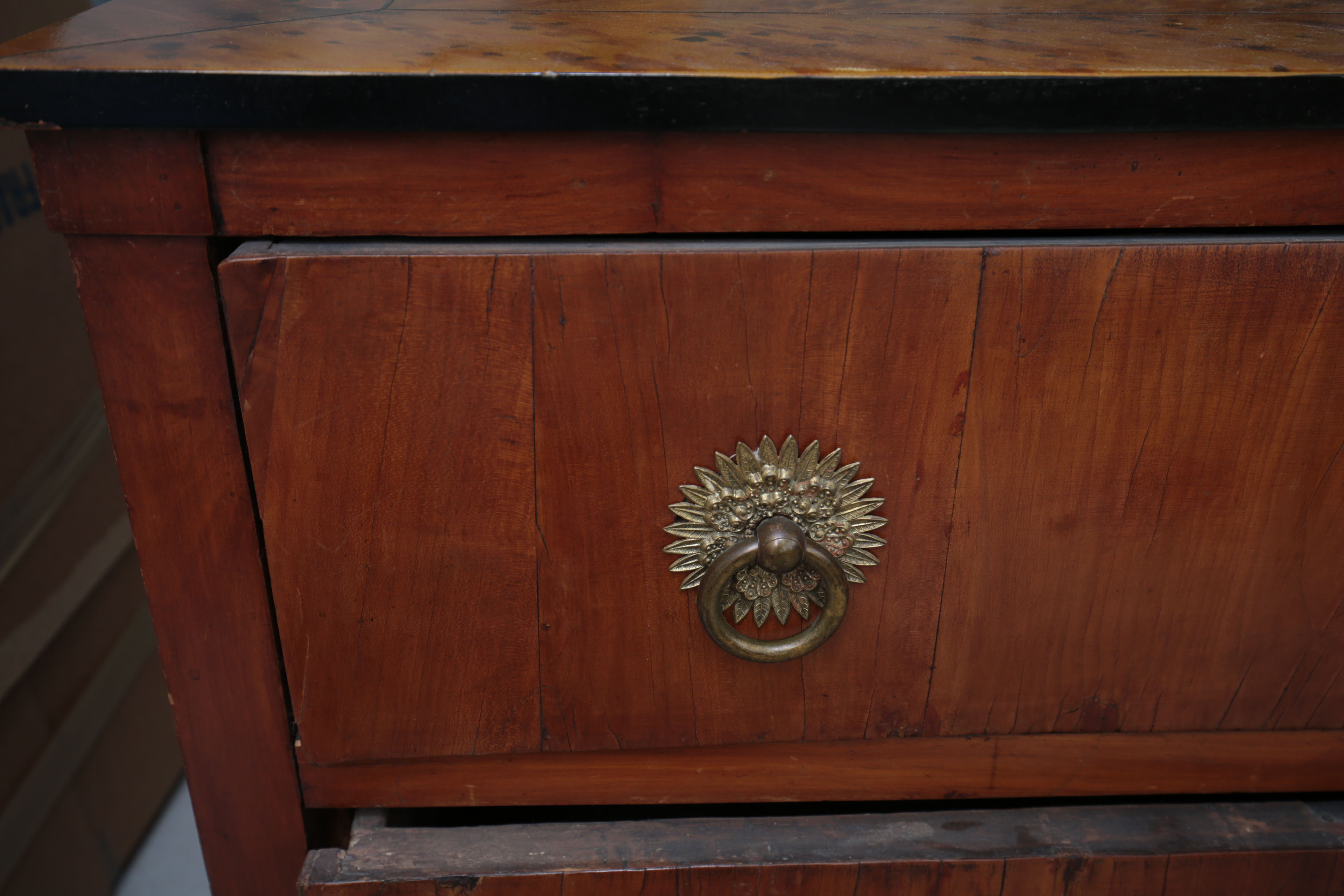 Antique Continental Walnut Commode, Circa 1800 - 1840