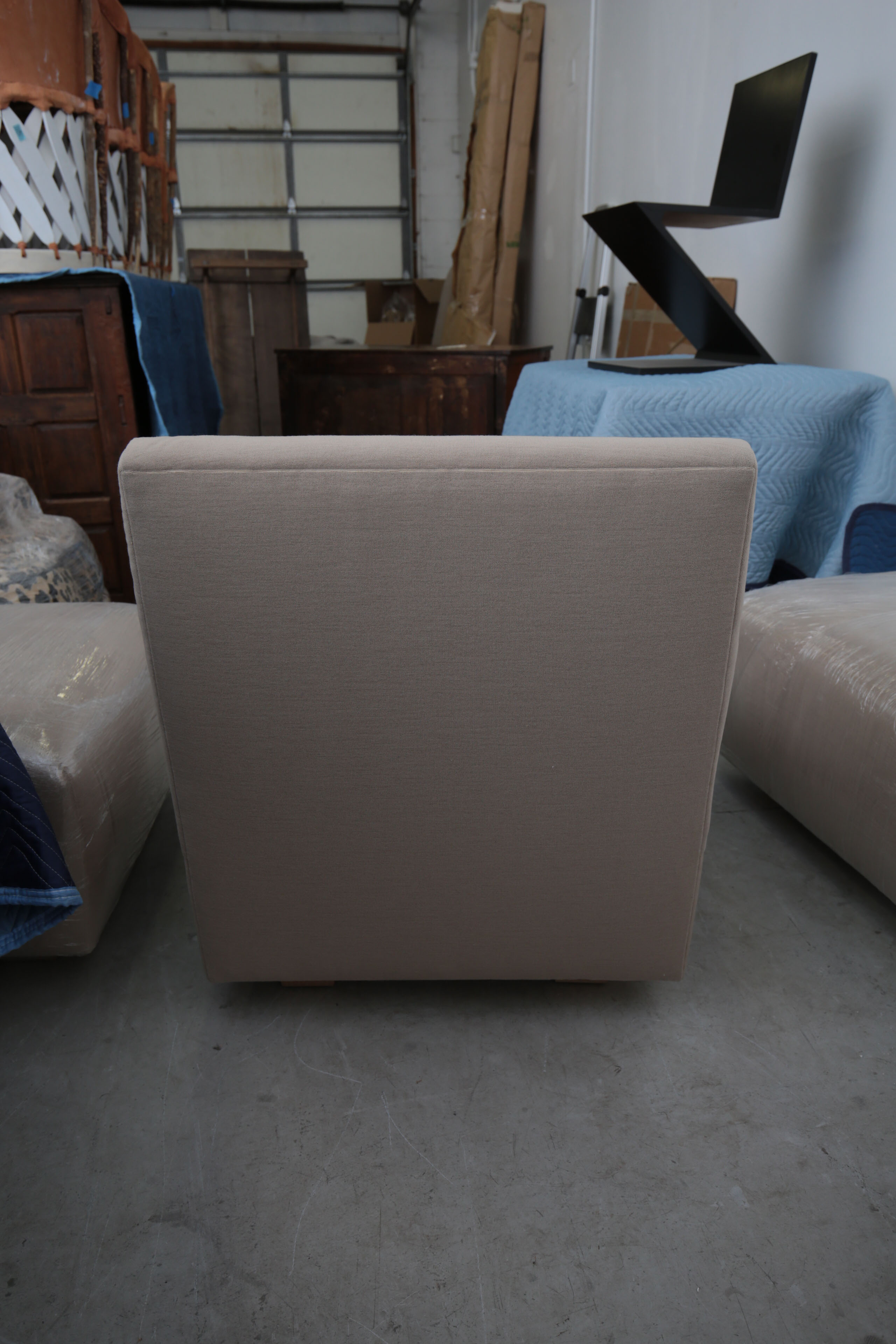 Contemporary Sofa and Matching Upholstered Chairs by D. Langston of Denver, CO