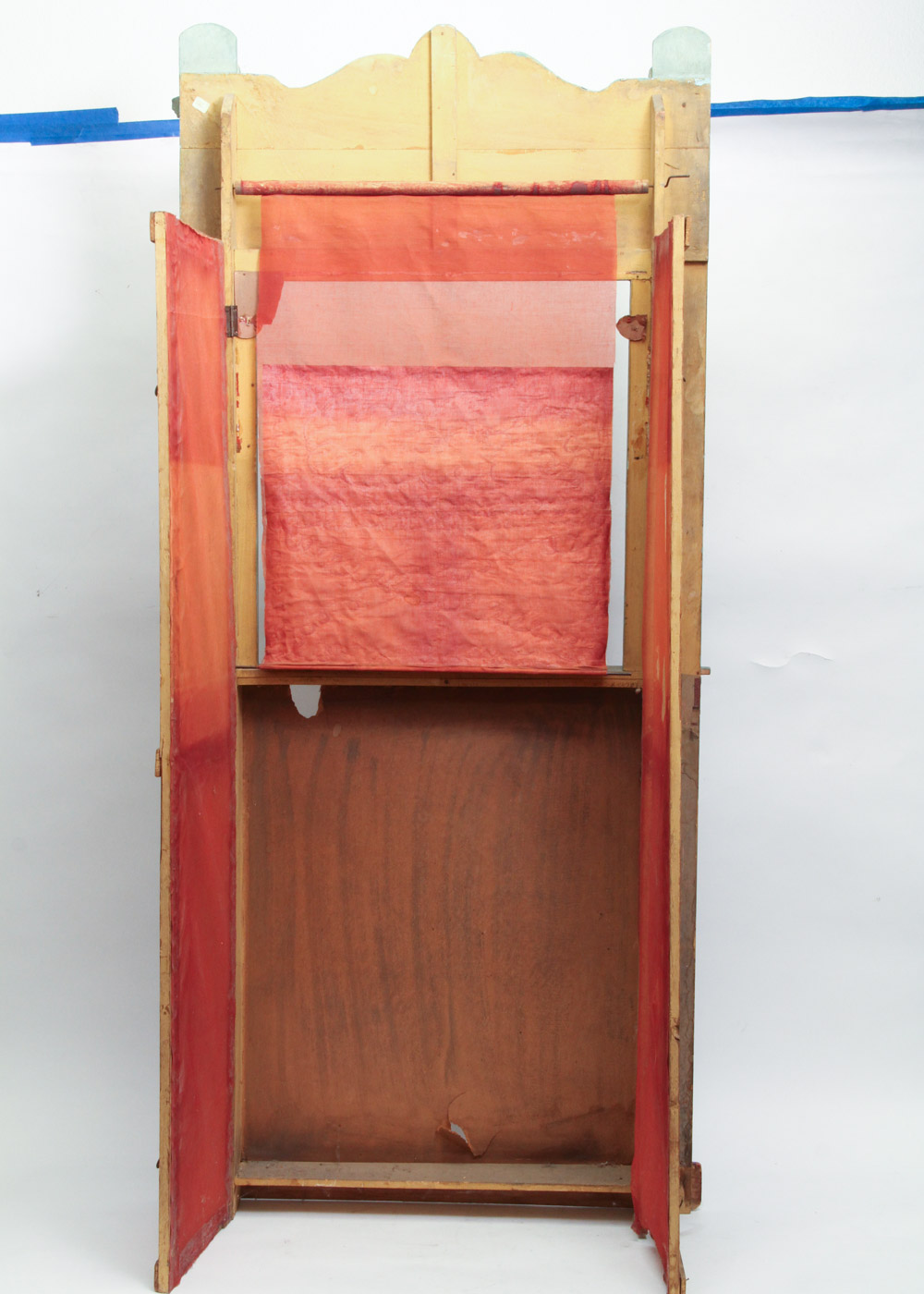 Antique French Puppet Theater Stage