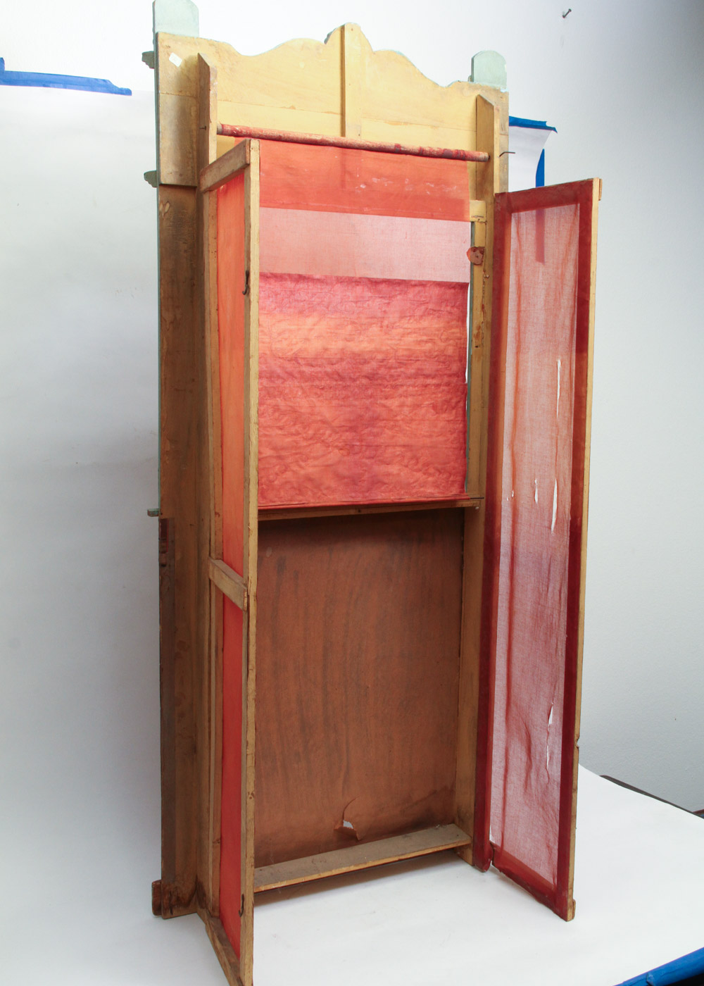 Antique French Puppet Theater Stage