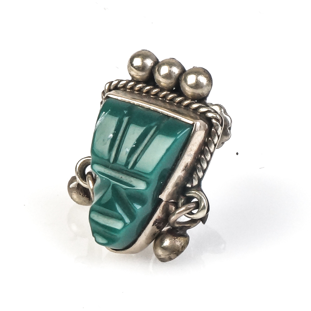 Collection of Vintage Mesoamerican and Thai Niello Sterling Silver Earrings