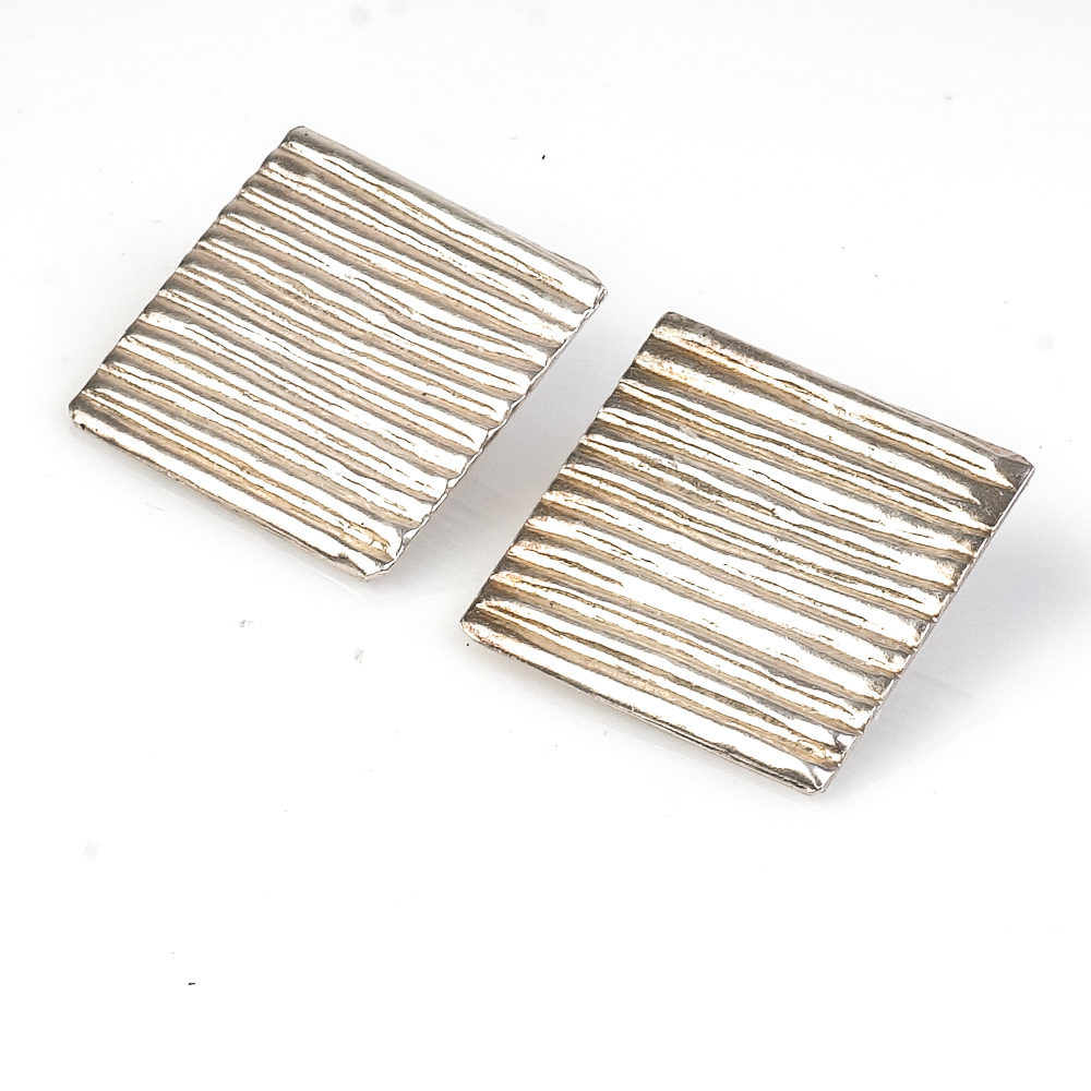 Collection of Vintage Mesoamerican and Thai Niello Sterling Silver Earrings