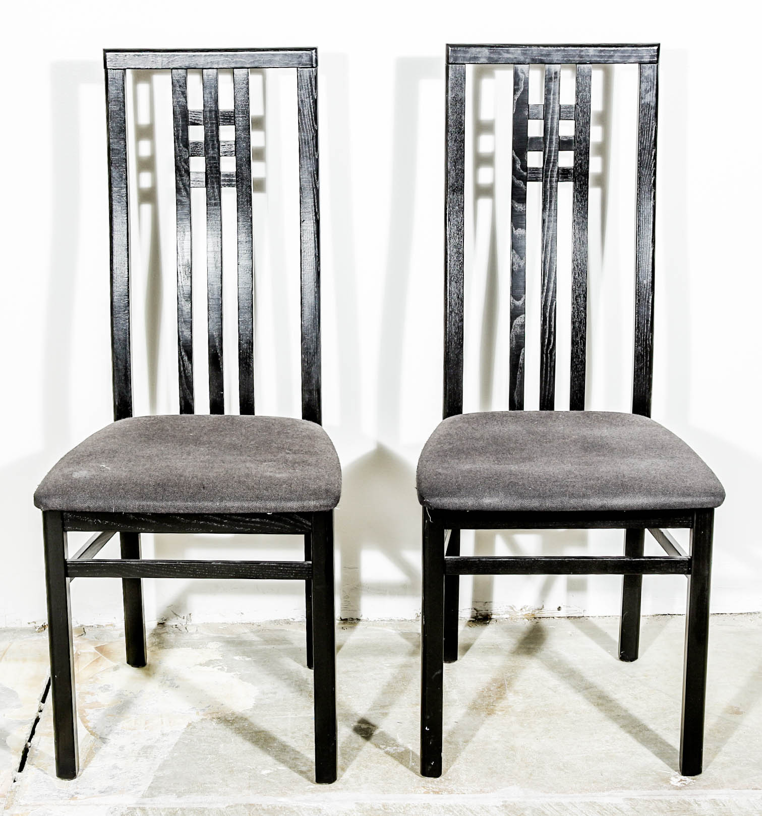 Modernist Glass-Topped Dining Table with Eight Side Chairs by IMS SRL Italy