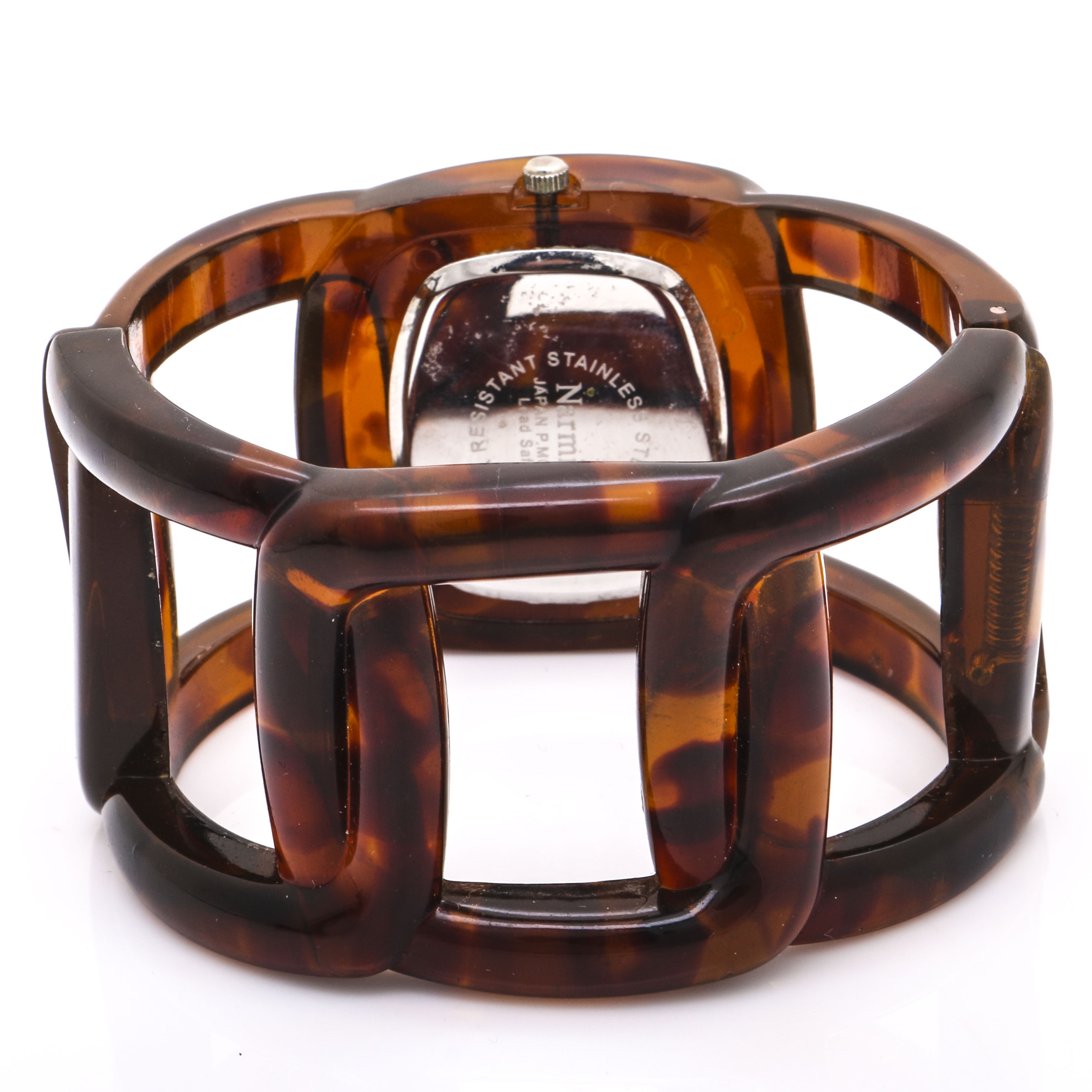 Narmie Quartz Hinged Cuff Watch