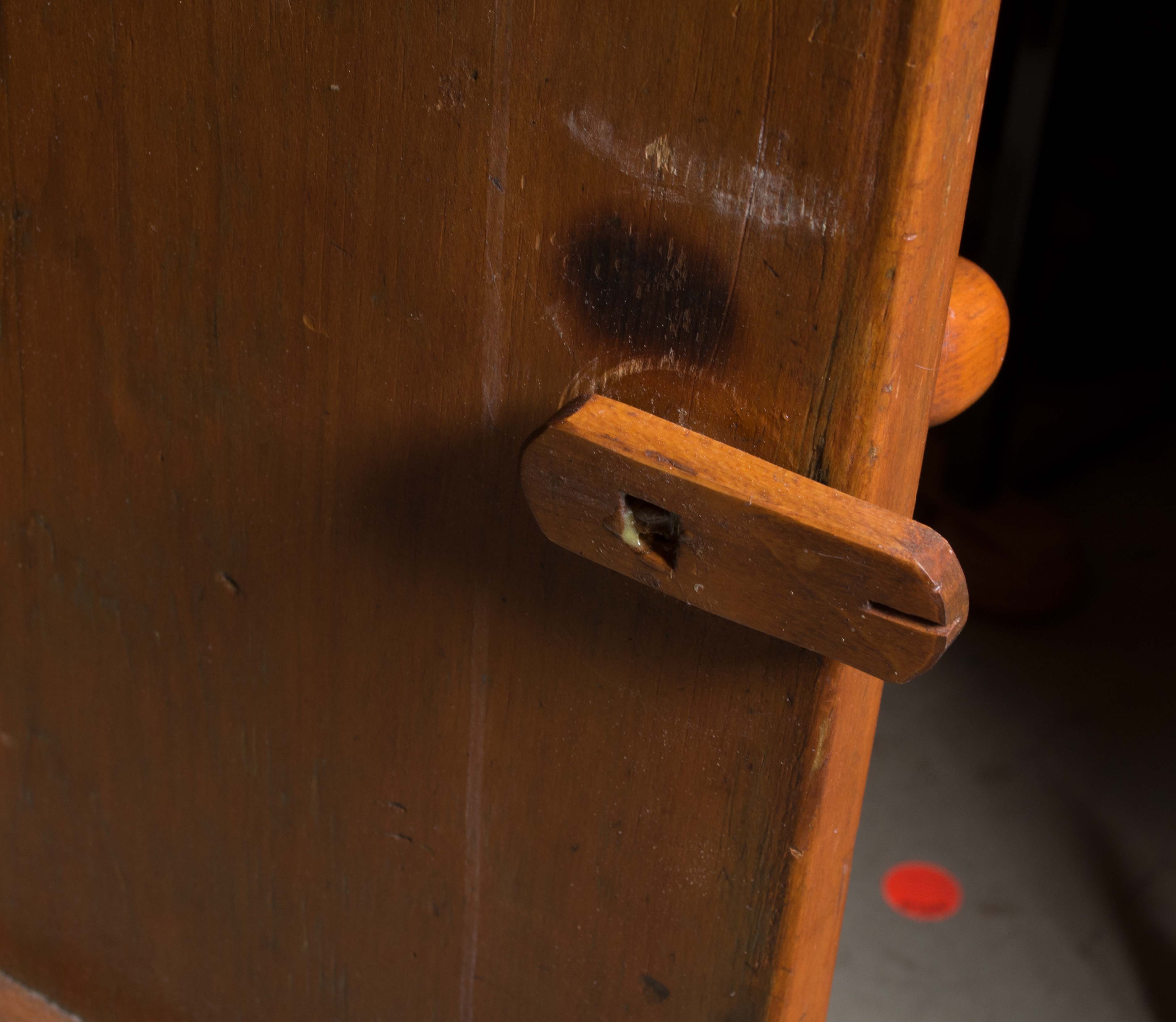 Antique Rustic Cabinet with Stepback Hutch