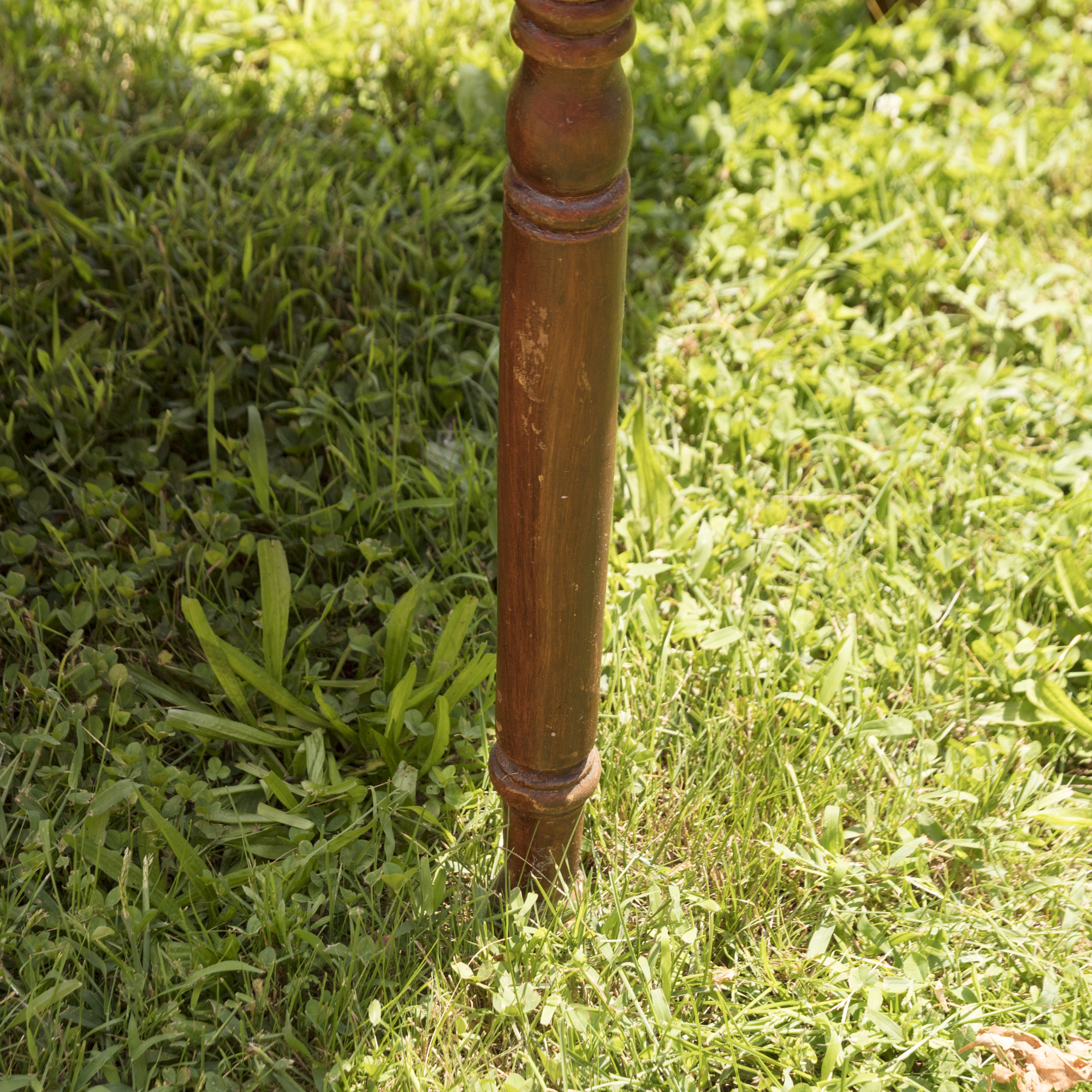 Antique Country Sheraton Style Harvest Table