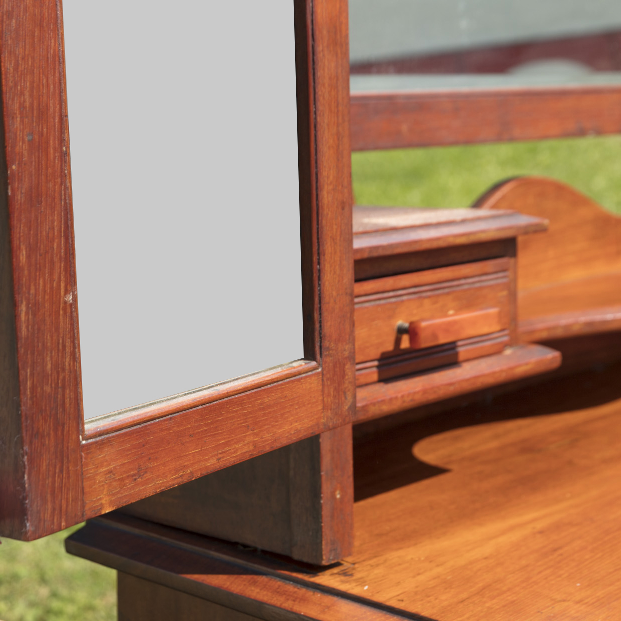 Vintage Eastlake Style Dresser with Vanity Mirrors