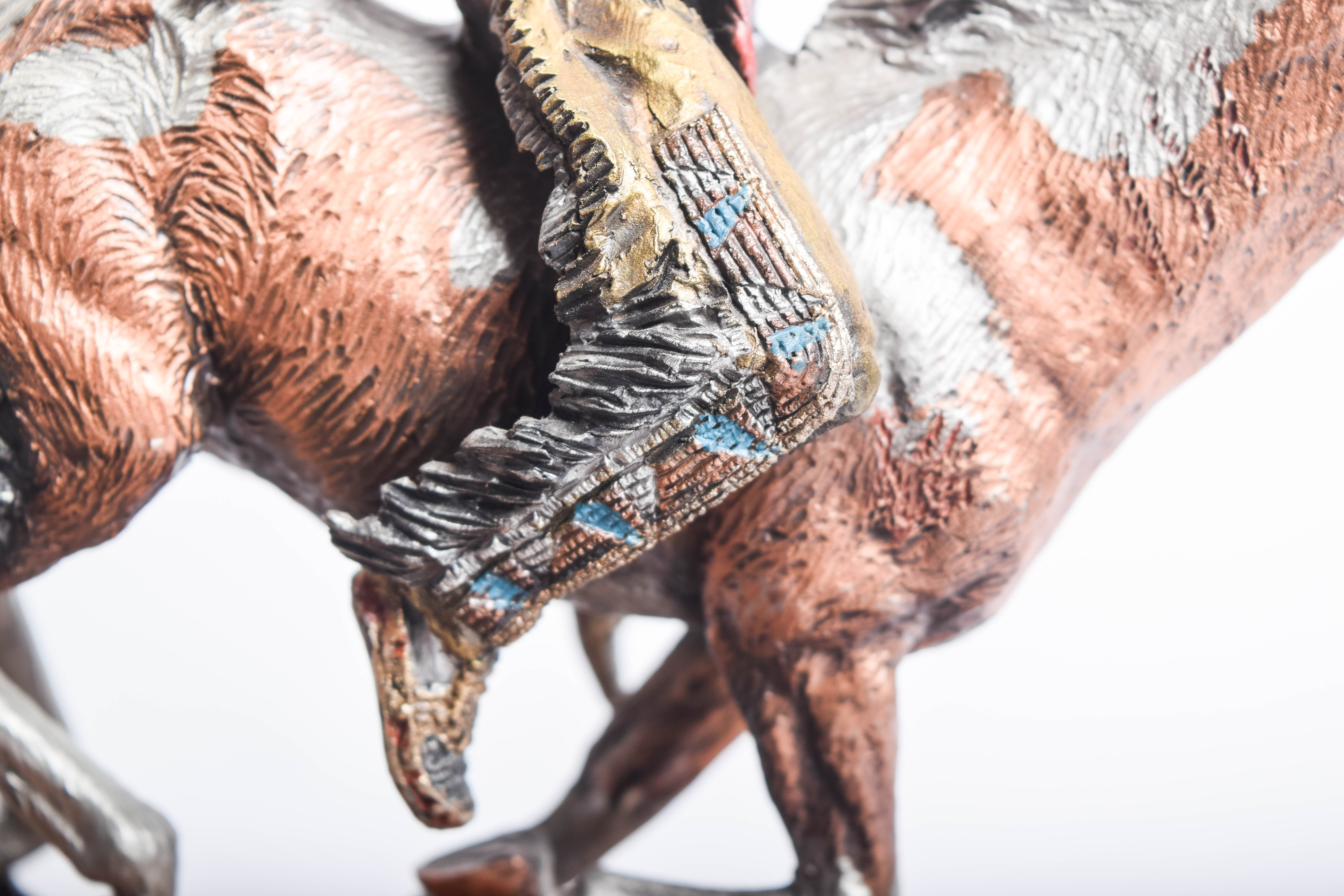 C.A. Pardell Reproduction Metal Sculpture "Defending the People"