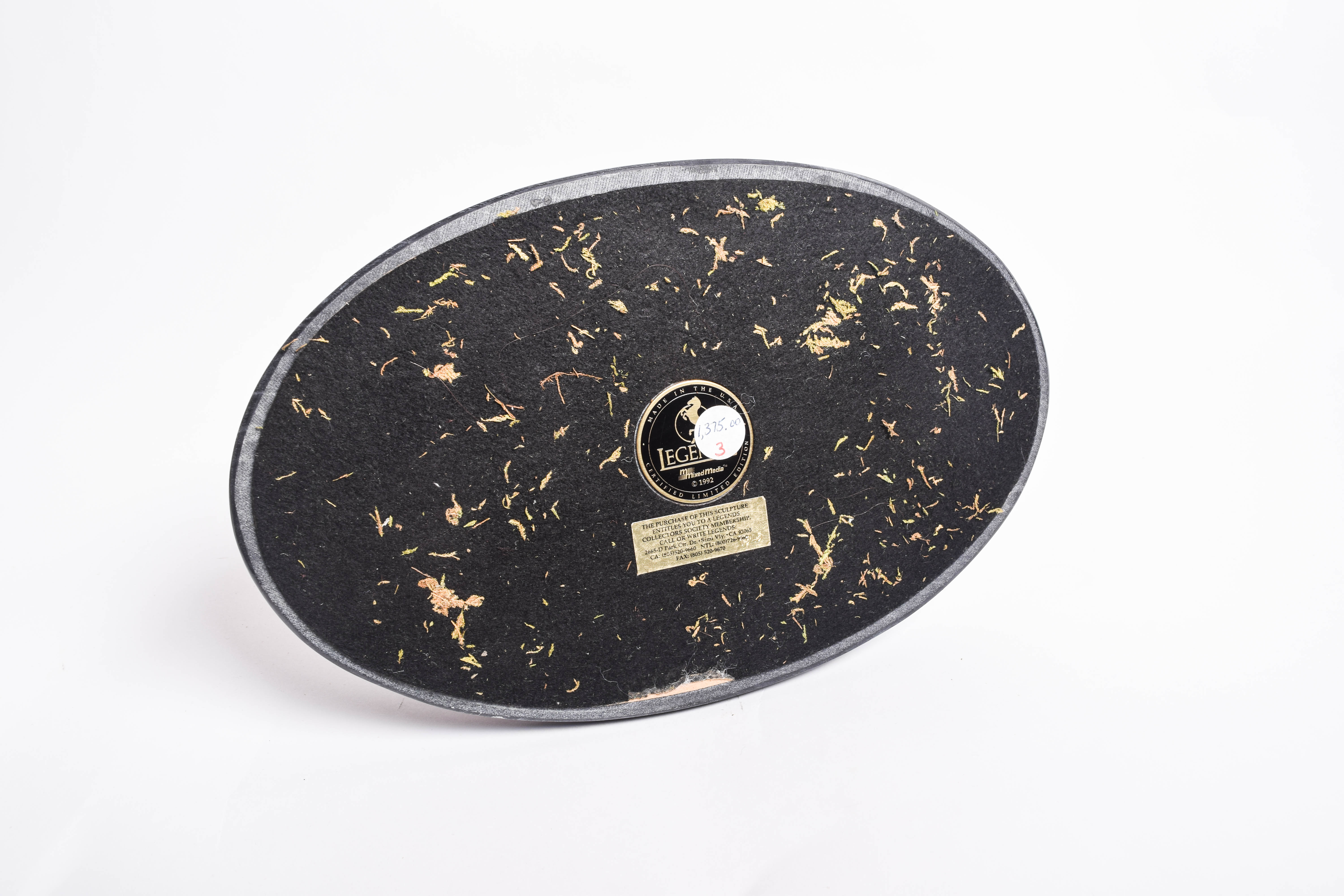 C.A. Pardell Reproduction Metal Sculpture "Defending the People"