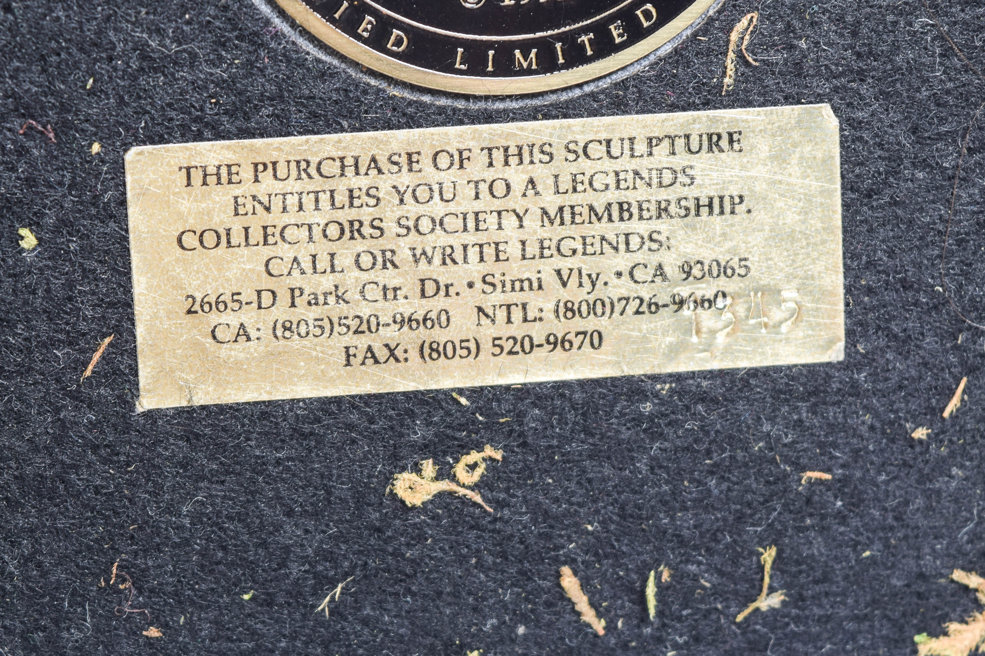 C.A. Pardell Reproduction Metal Sculpture "Defending the People"