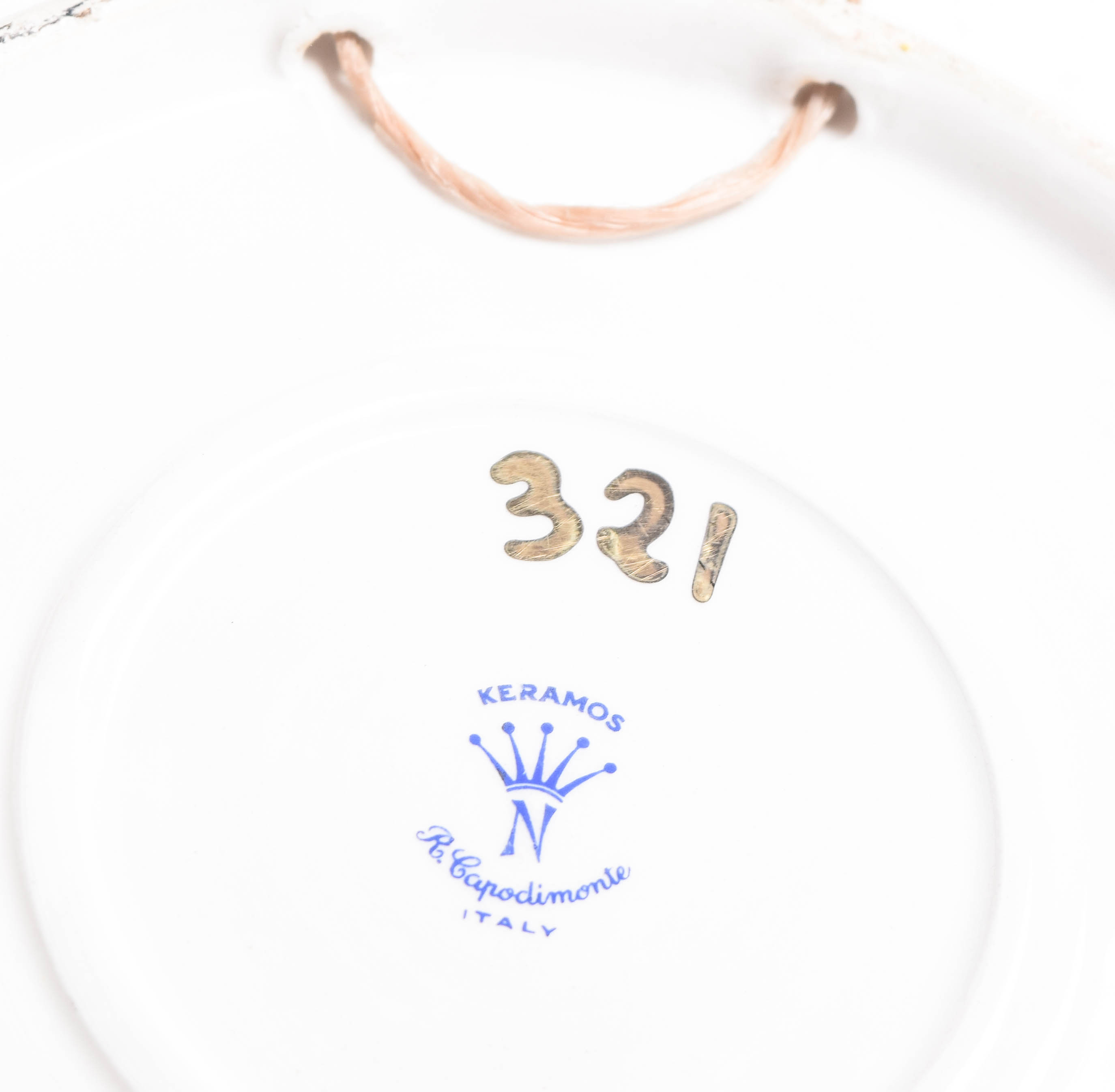 Capodimonte Porcelain Plate and Beer Stein