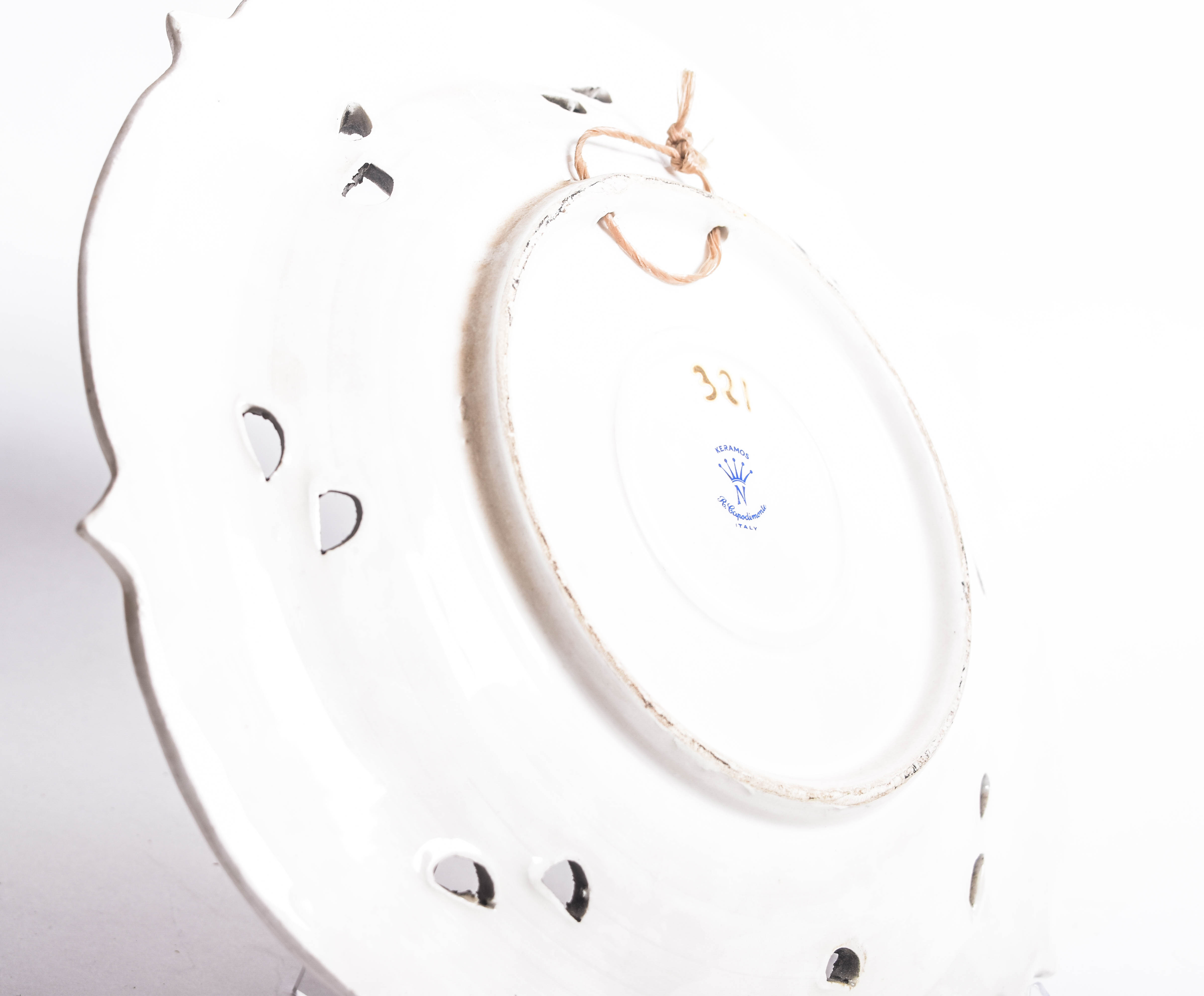 Capodimonte Porcelain Plate and Beer Stein