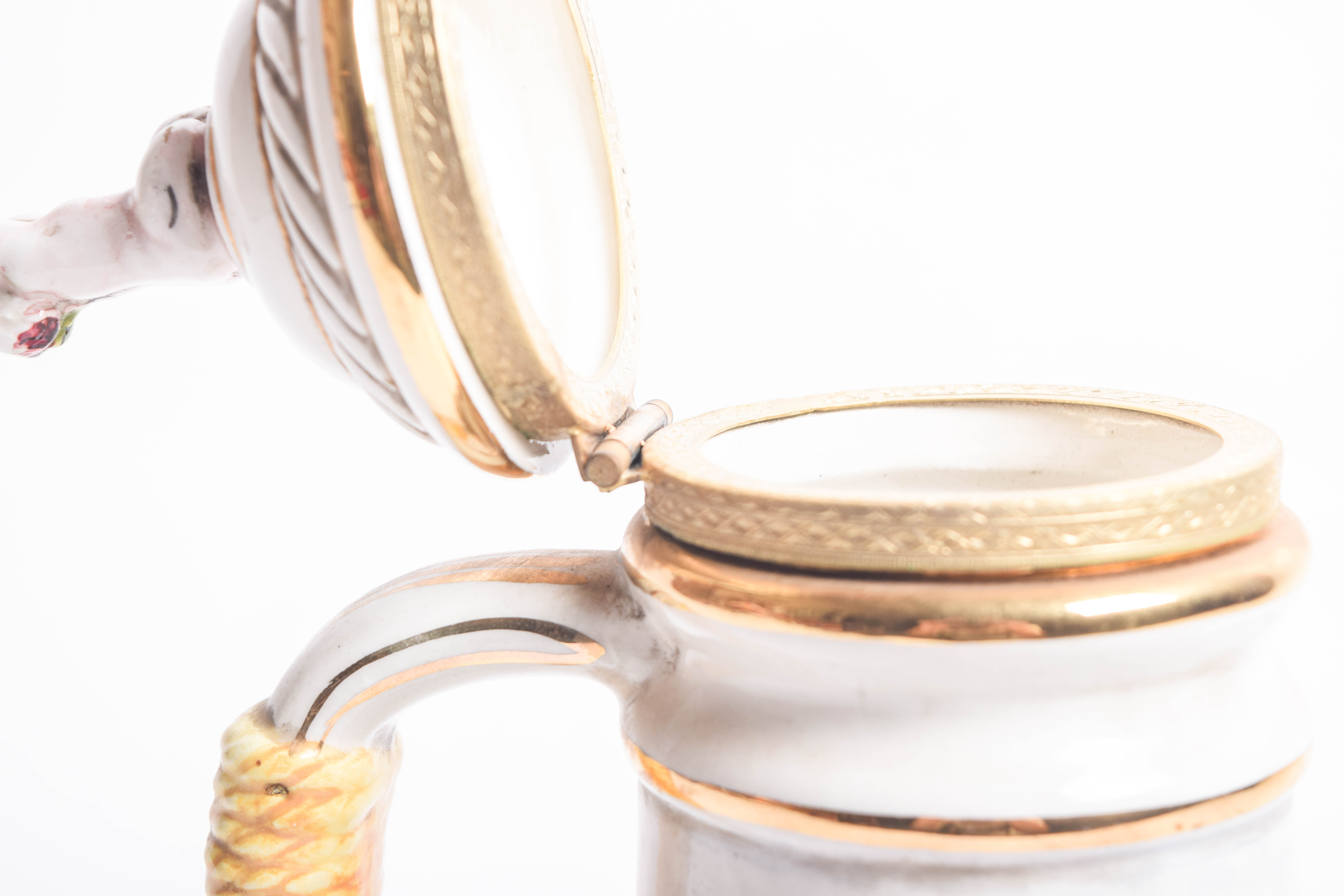 Capodimonte Porcelain Plate and Beer Stein