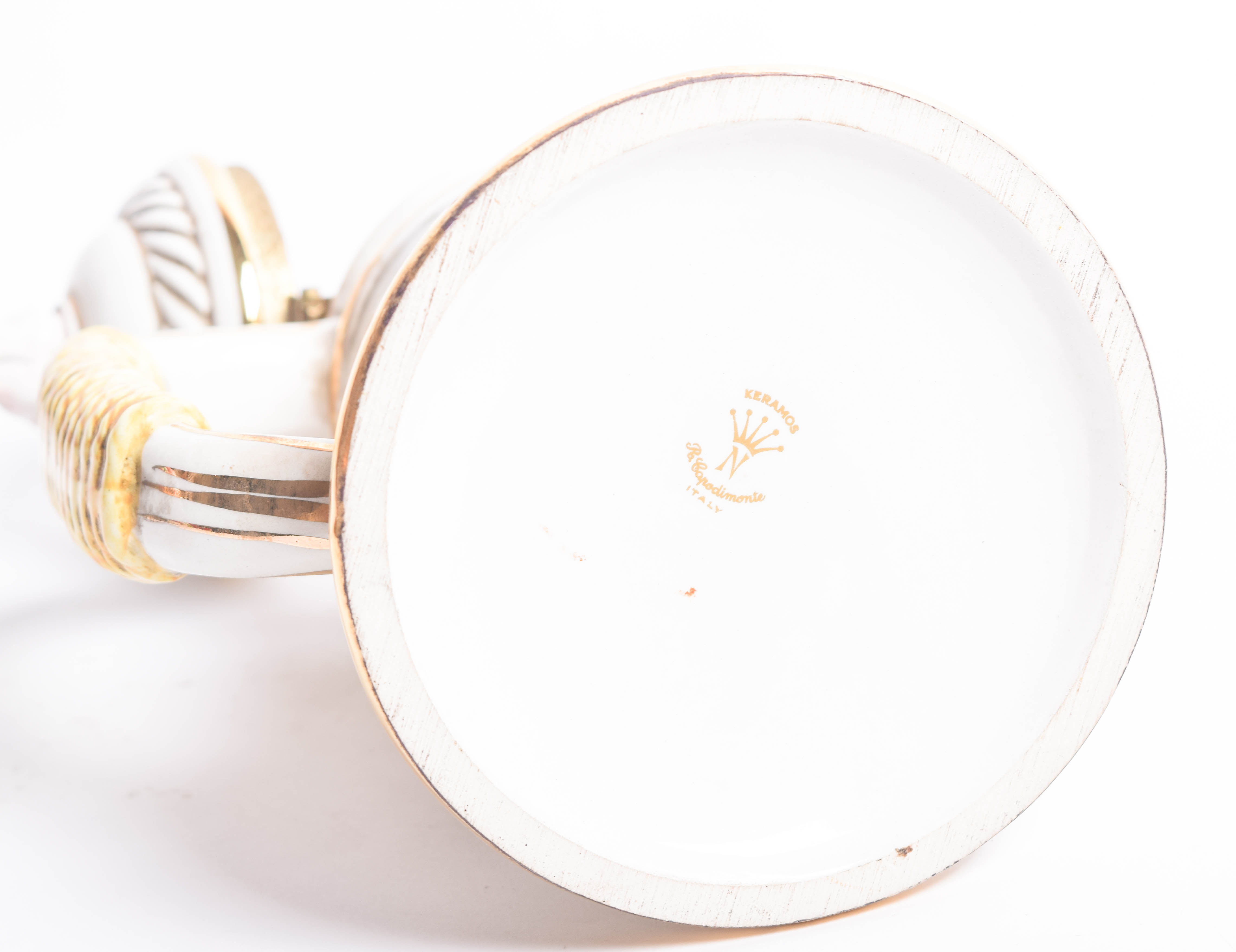 Capodimonte Porcelain Plate and Beer Stein