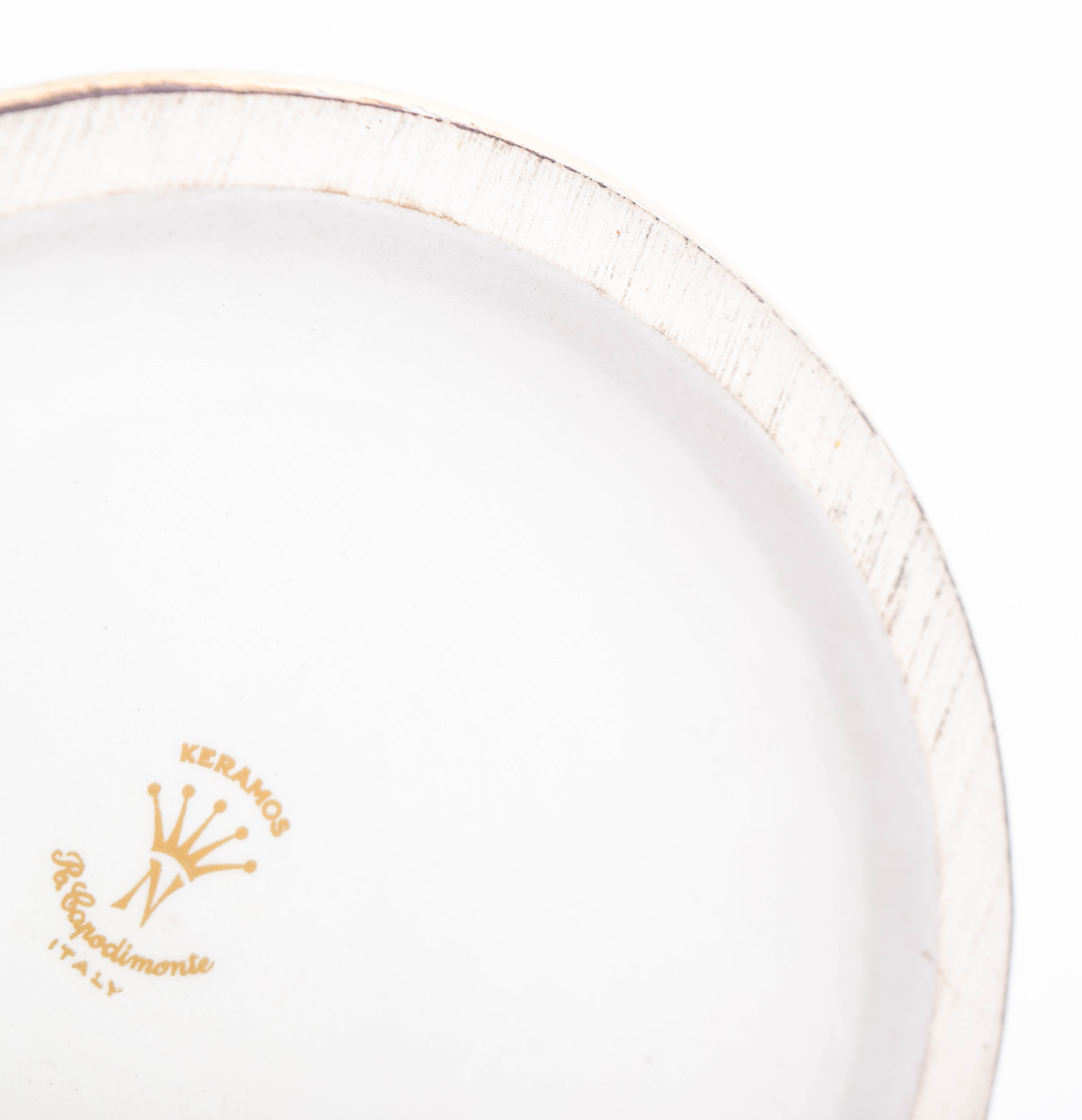 Capodimonte Porcelain Plate and Beer Stein