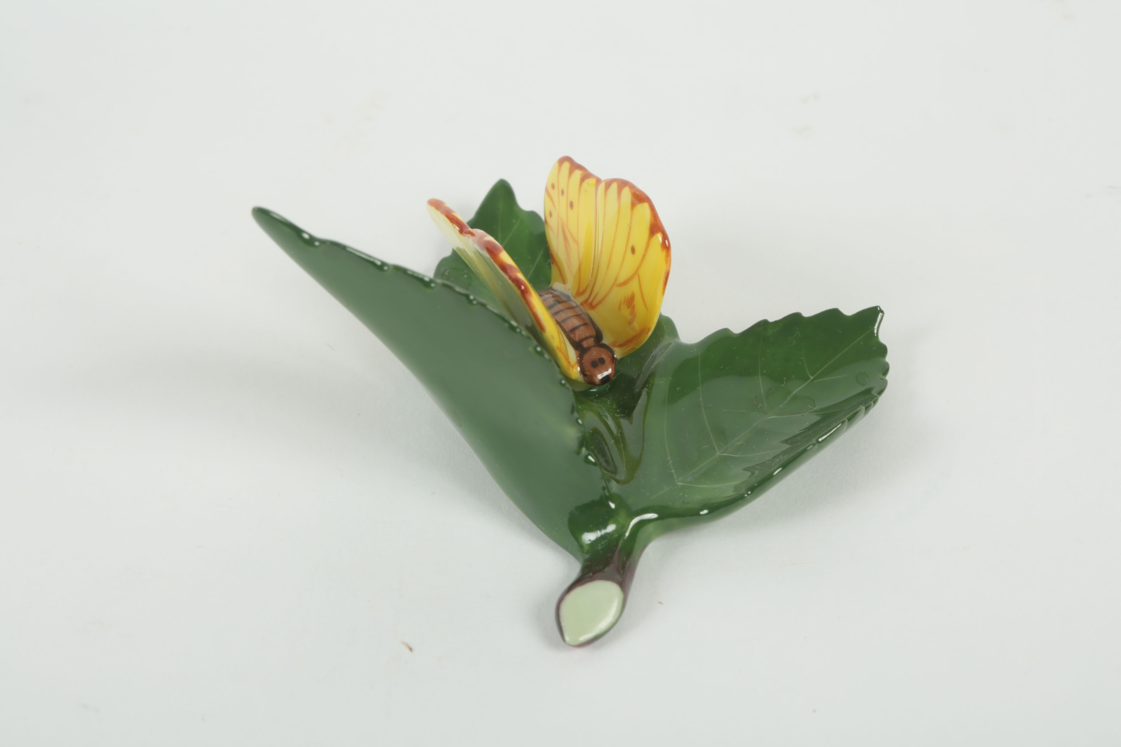 Herend-Hungary Hand-Painted Butterfly Placecard Holders