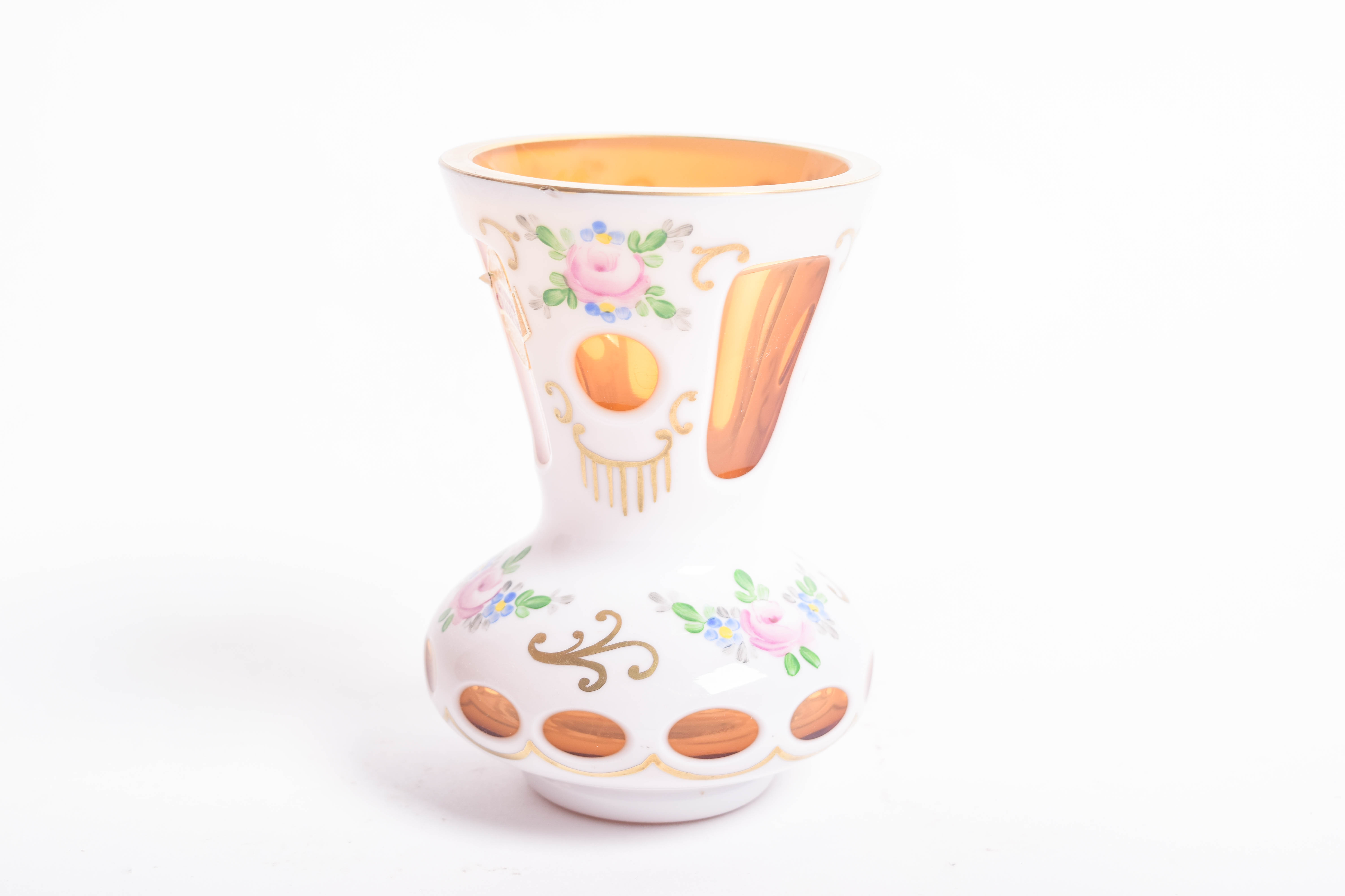 Pair of Cased Crystal Bud Vases