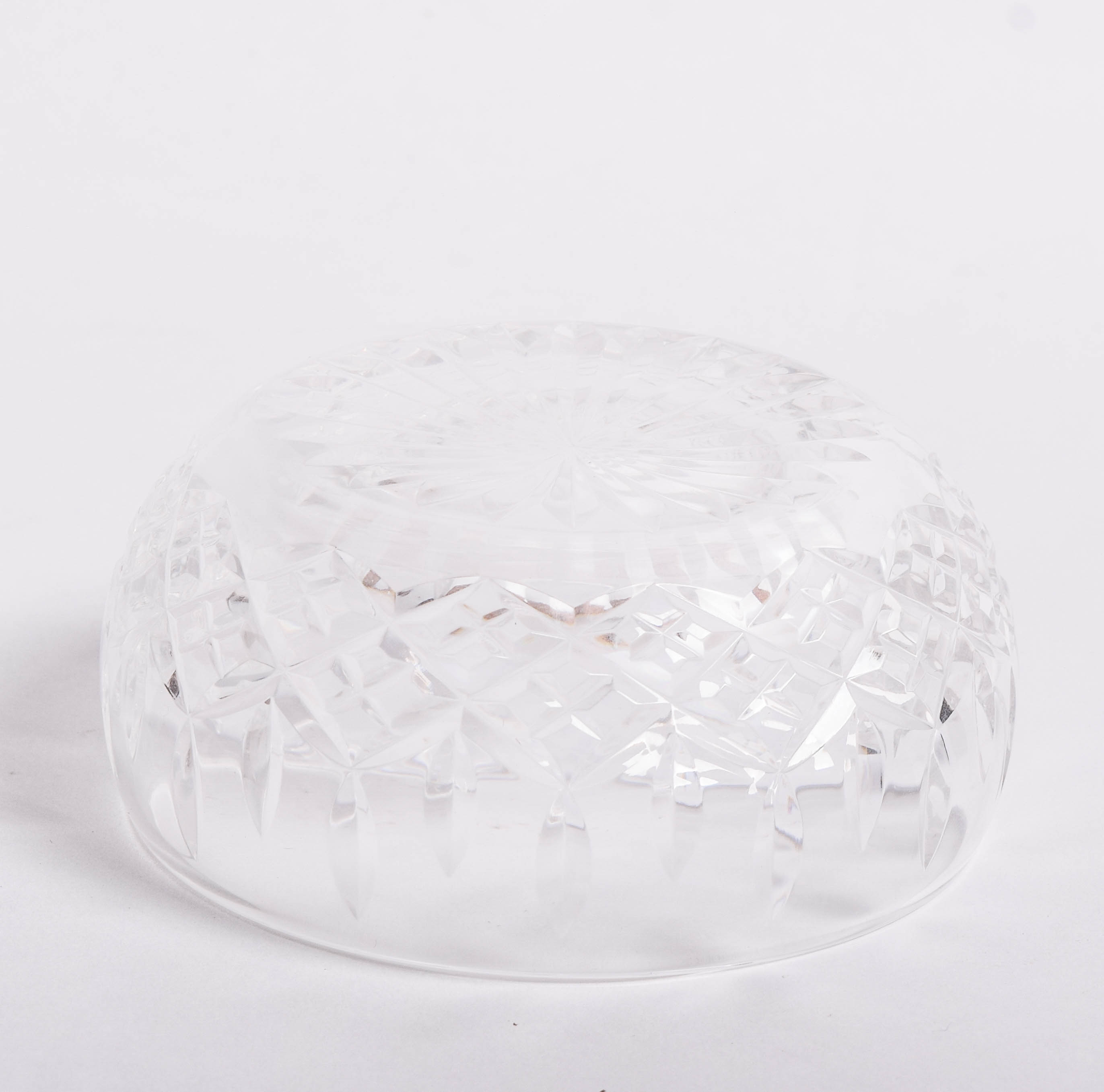 Pair of Stuart Cut Crystal Creamer and Sugar Bowl Sets