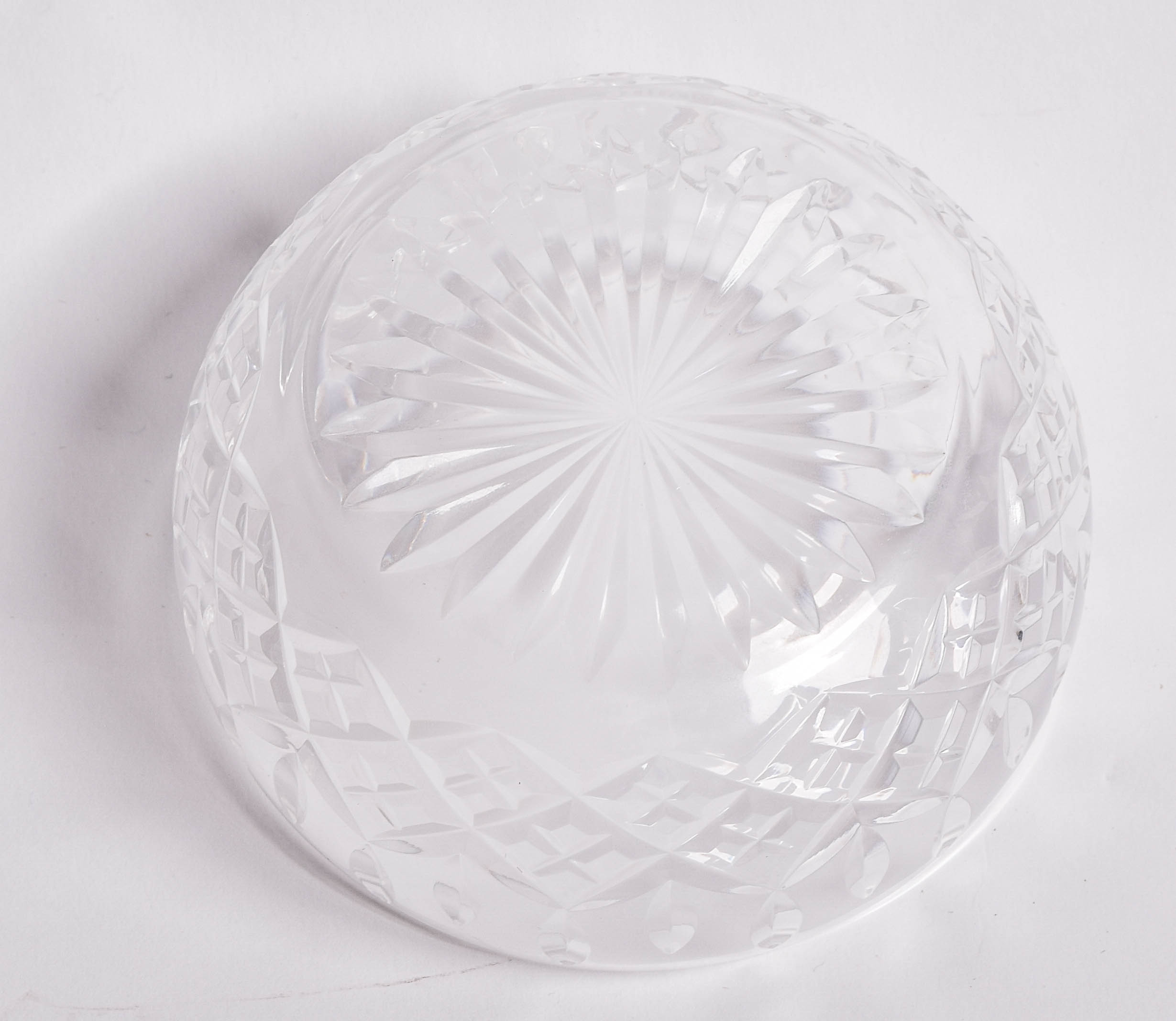 Pair of Stuart Cut Crystal Creamer and Sugar Bowl Sets