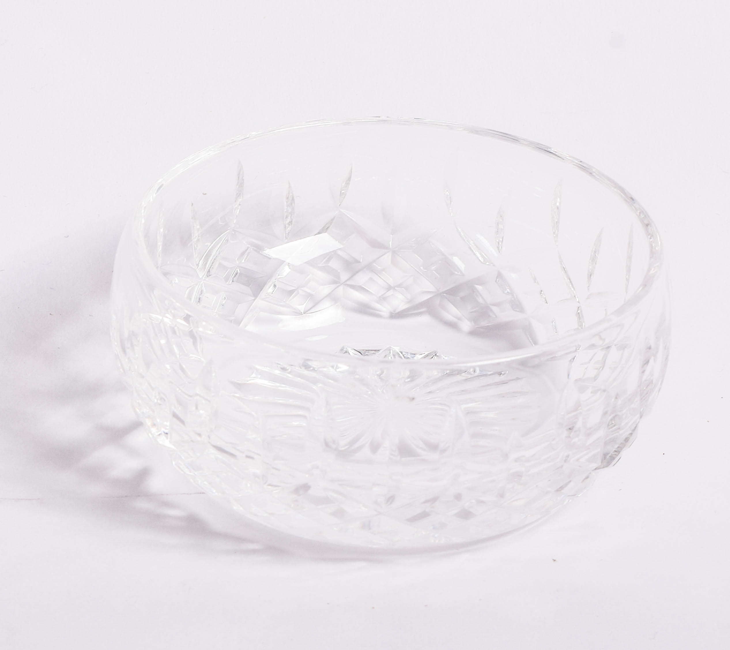 Pair of Stuart Cut Crystal Creamer and Sugar Bowl Sets